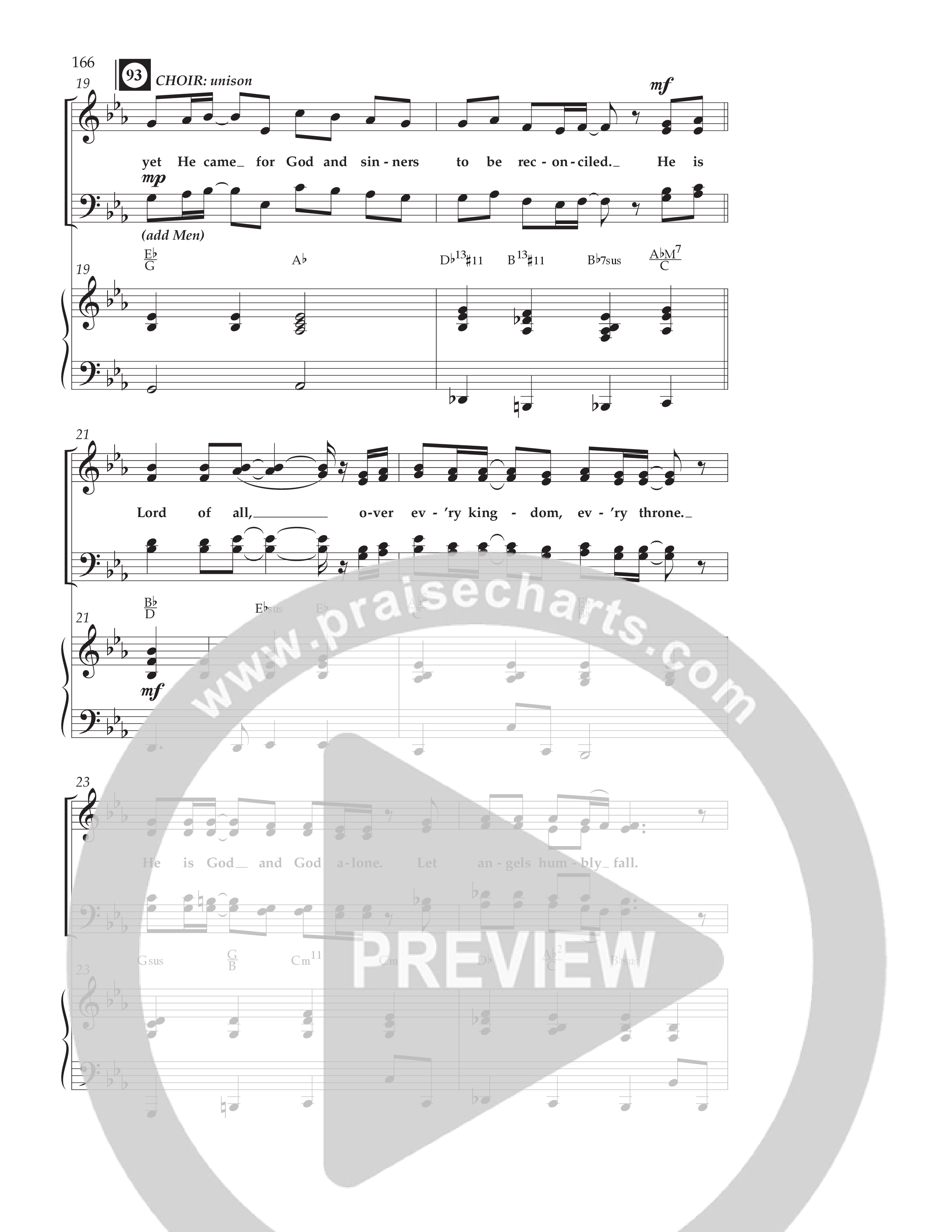 Lord Of All (with All Hail The Power Of Jesus Name) (Choral Anthem SATB) Anthem (SATB/Piano) (Lifeway Choral / Arr. Trey Ivey)