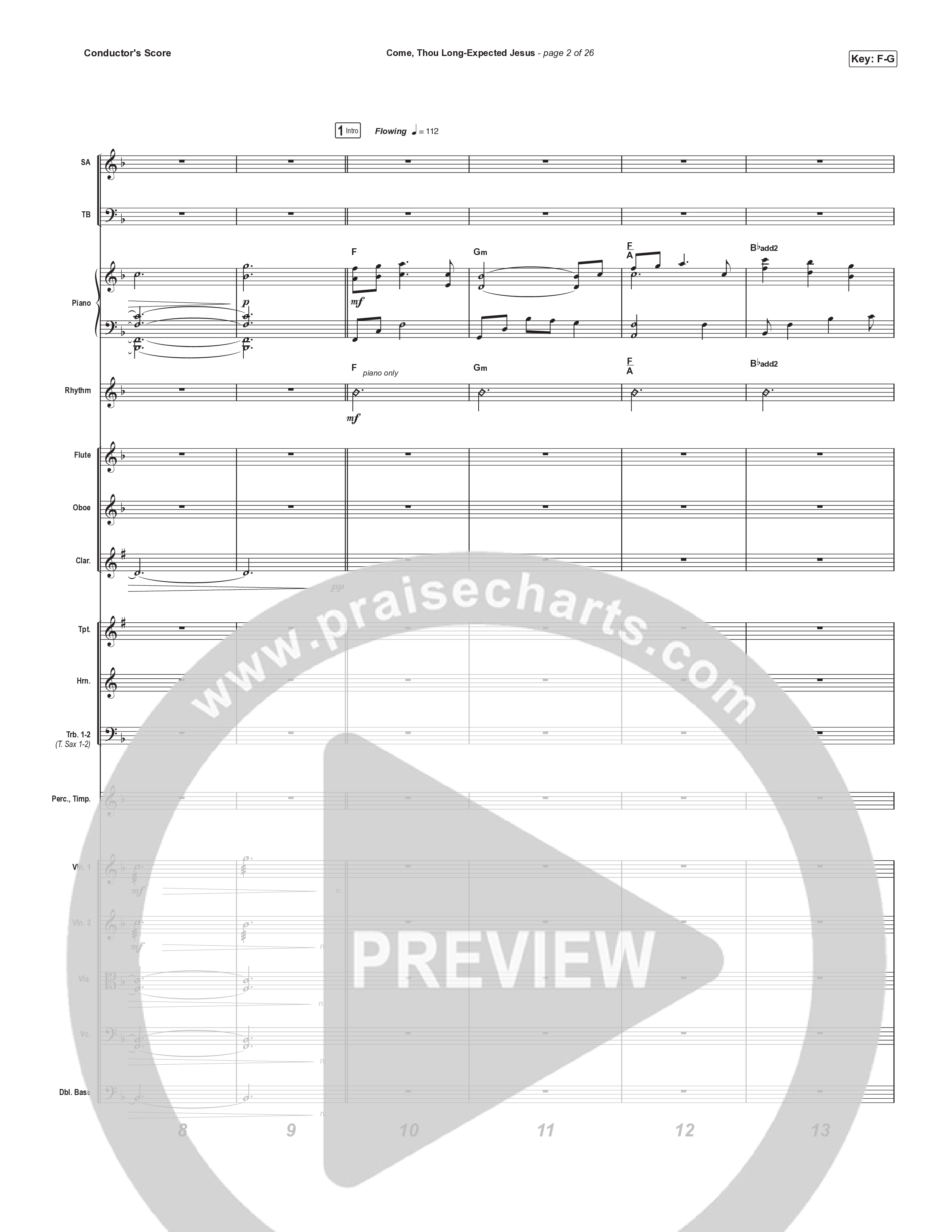 Come Thou Long Expected Jesus (Live) Orchestration (Museum Of The Bible / Indiana Wesleyan University Choir / Arr. Philip Keveren)