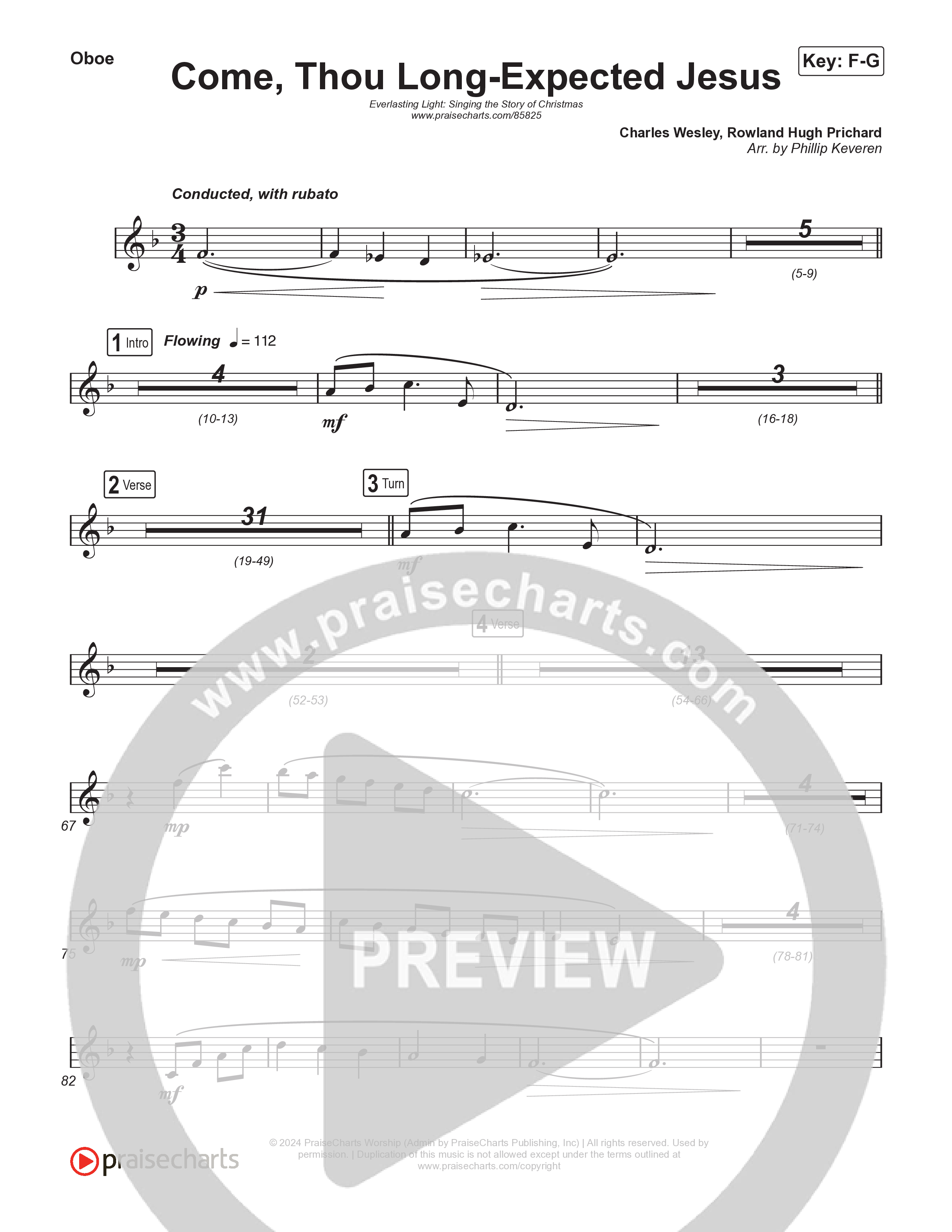 Come Thou Long Expected Jesus (Live) Wind Pack (Museum Of The Bible / Indiana Wesleyan University Choir / Arr. Philip Keveren)