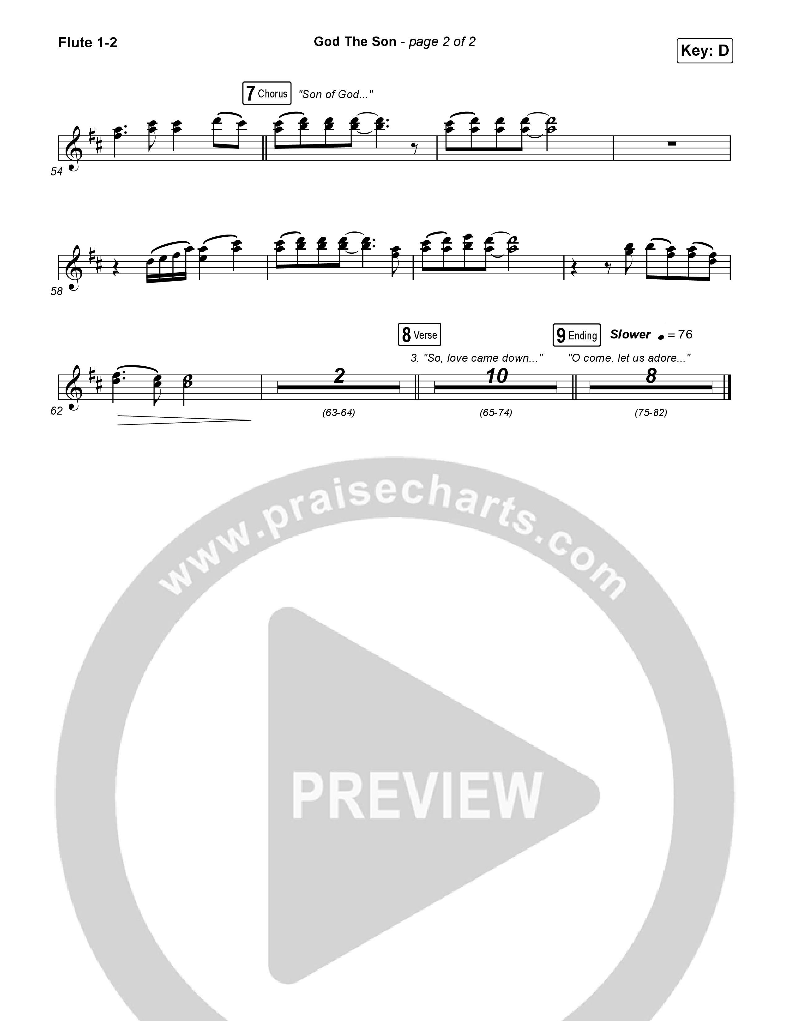 God The Son Flute 1,2 (Matt Redman)