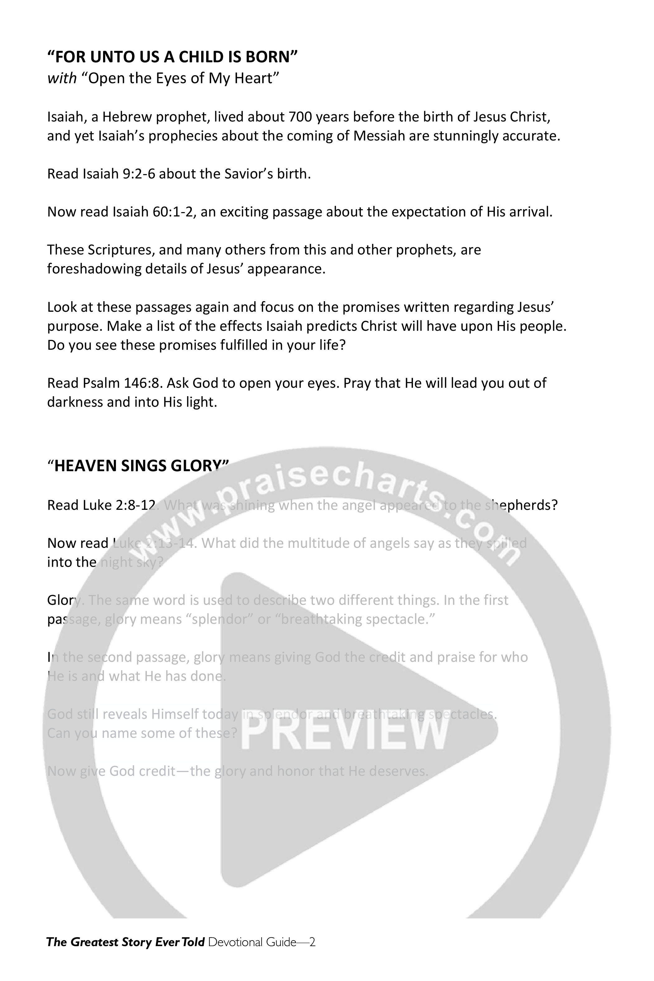 The Greatest Story Ever Told (9 Song Choral Collection) Song 10 (Piano SATB) (Lifeway Choral / Arr. Dennis Allen)