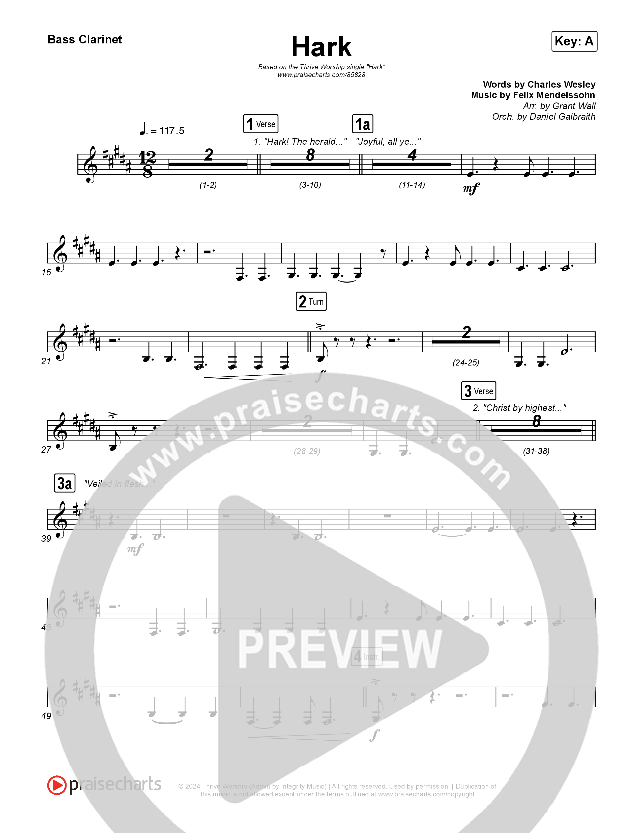 Hark Clarinet 1,2 (Thrive Worship / Corbin Phillips)