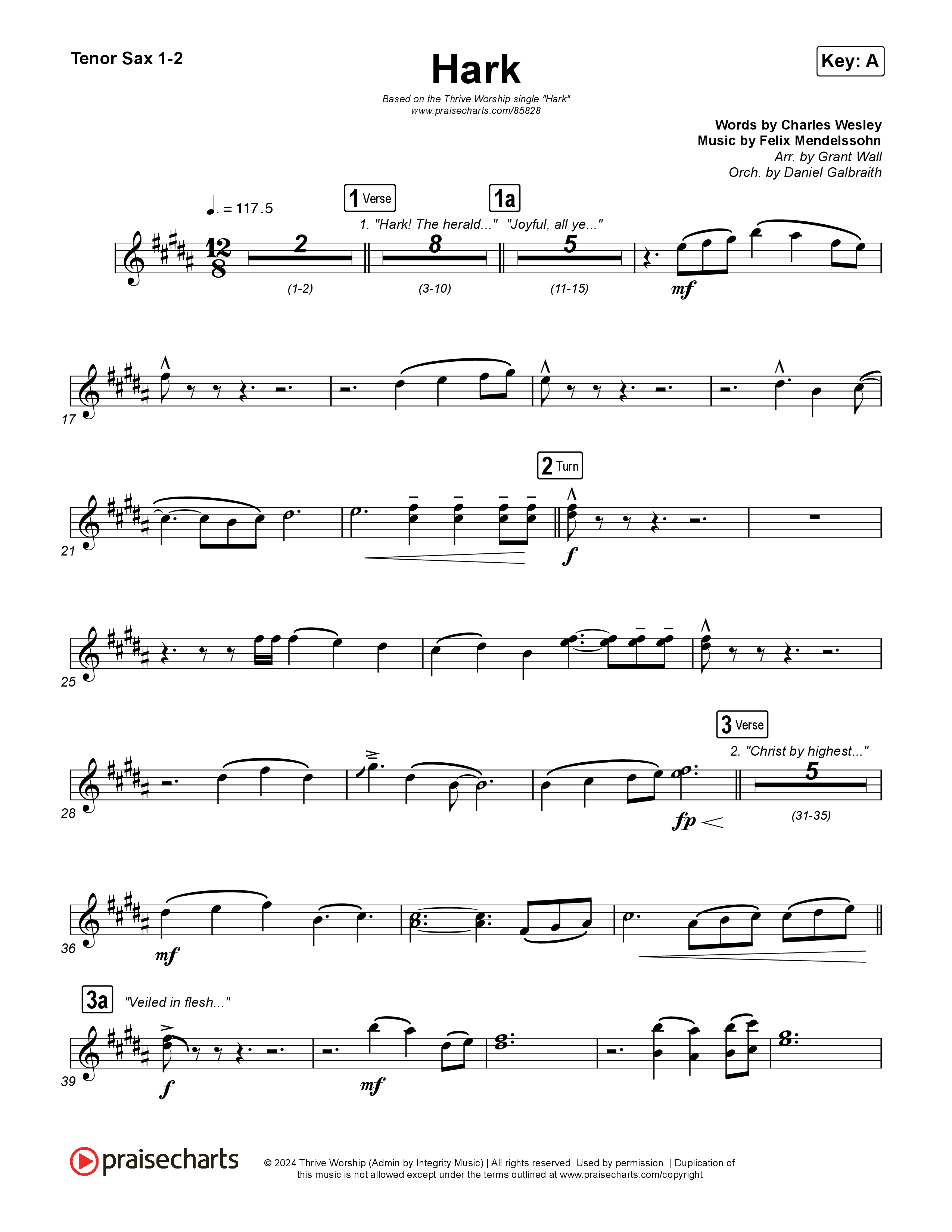 Hark Sax Pack (Thrive Worship / Corbin Phillips)