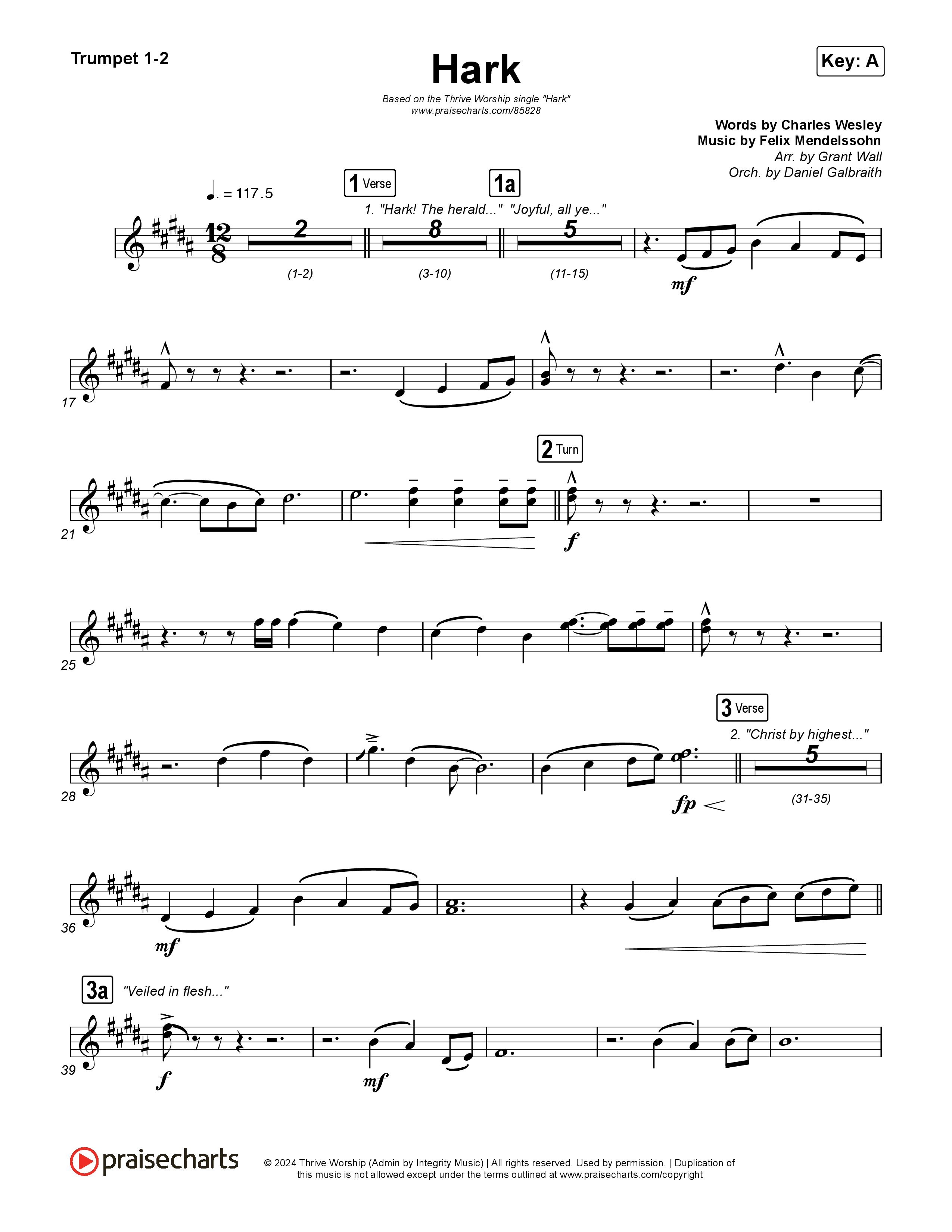 Hark Brass Pack (Thrive Worship / Corbin Phillips)
