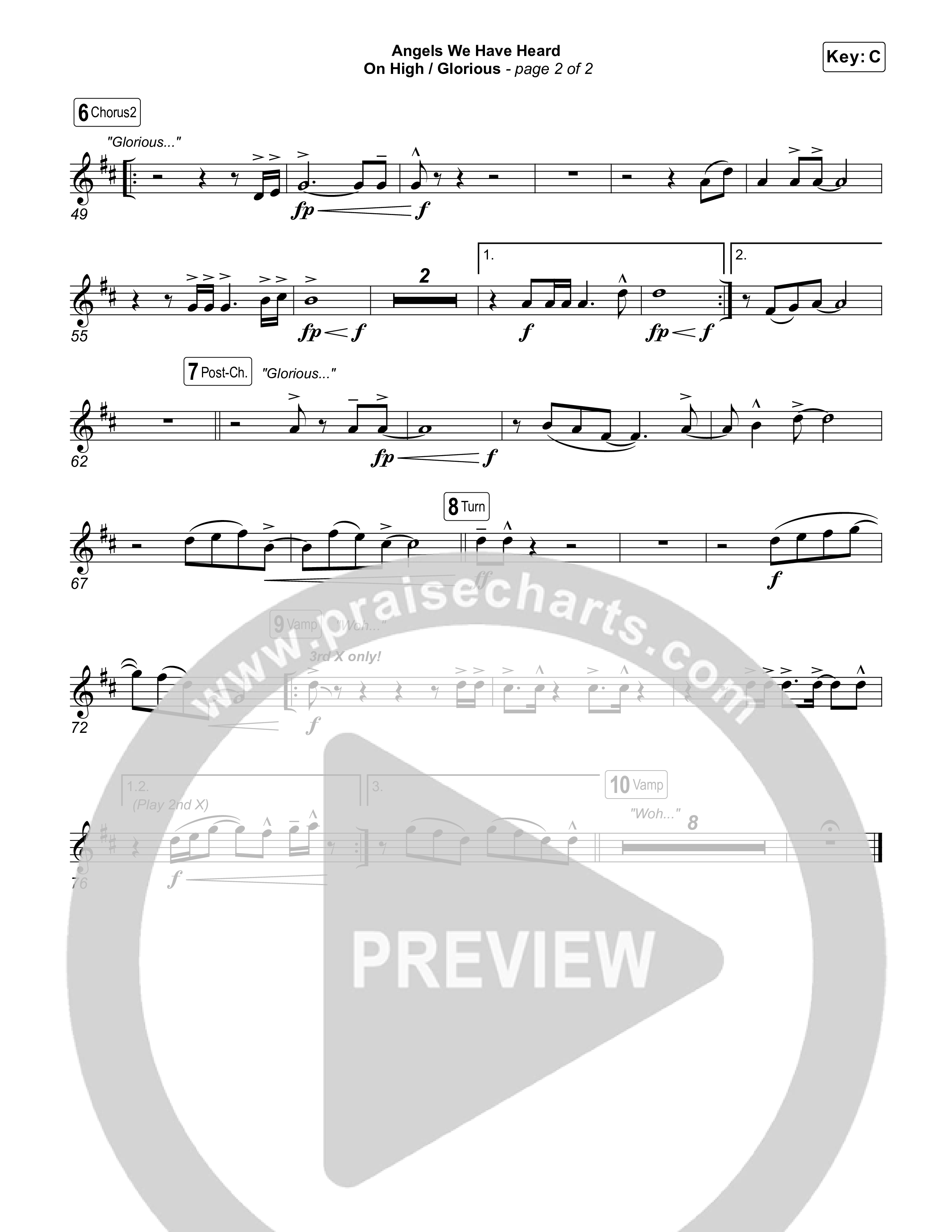 Angels We Have Heard On High / Glorious Trumpet 3 (Paul Baloche / Sarah Kroger)