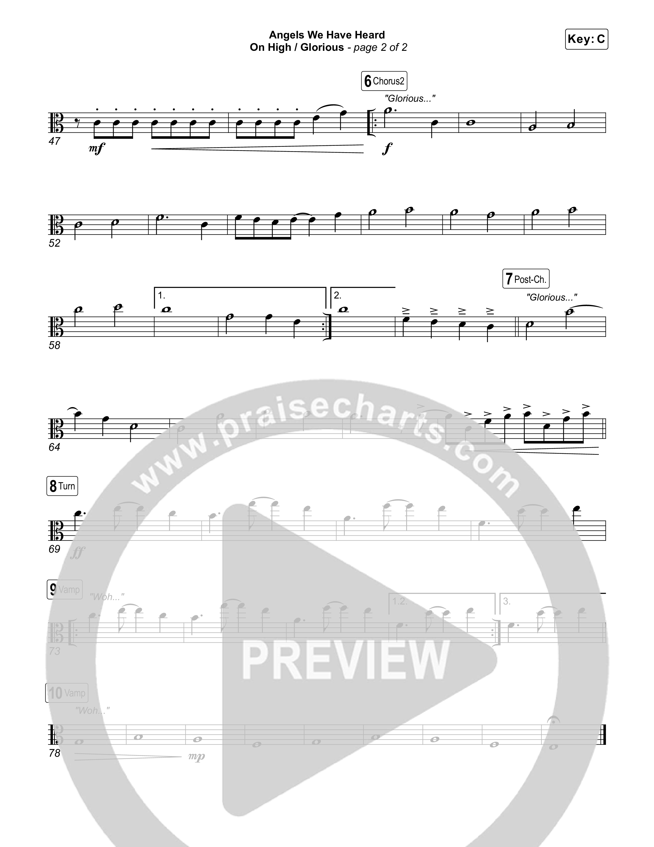 Angels We Have Heard On High / Glorious Viola (Paul Baloche / Sarah Kroger)