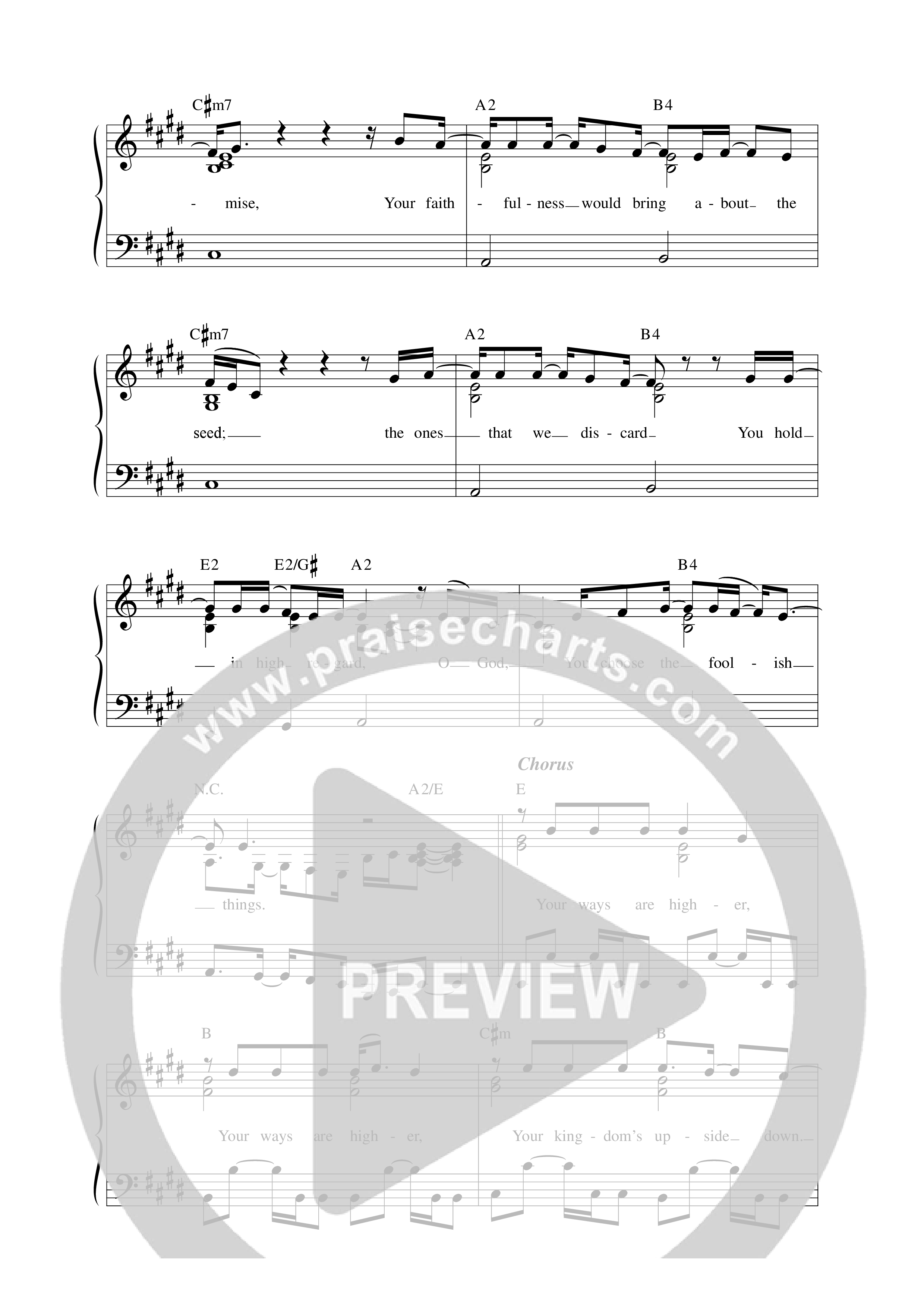 Foolish Things Lead Sheet Melody (Songs From The Soil)