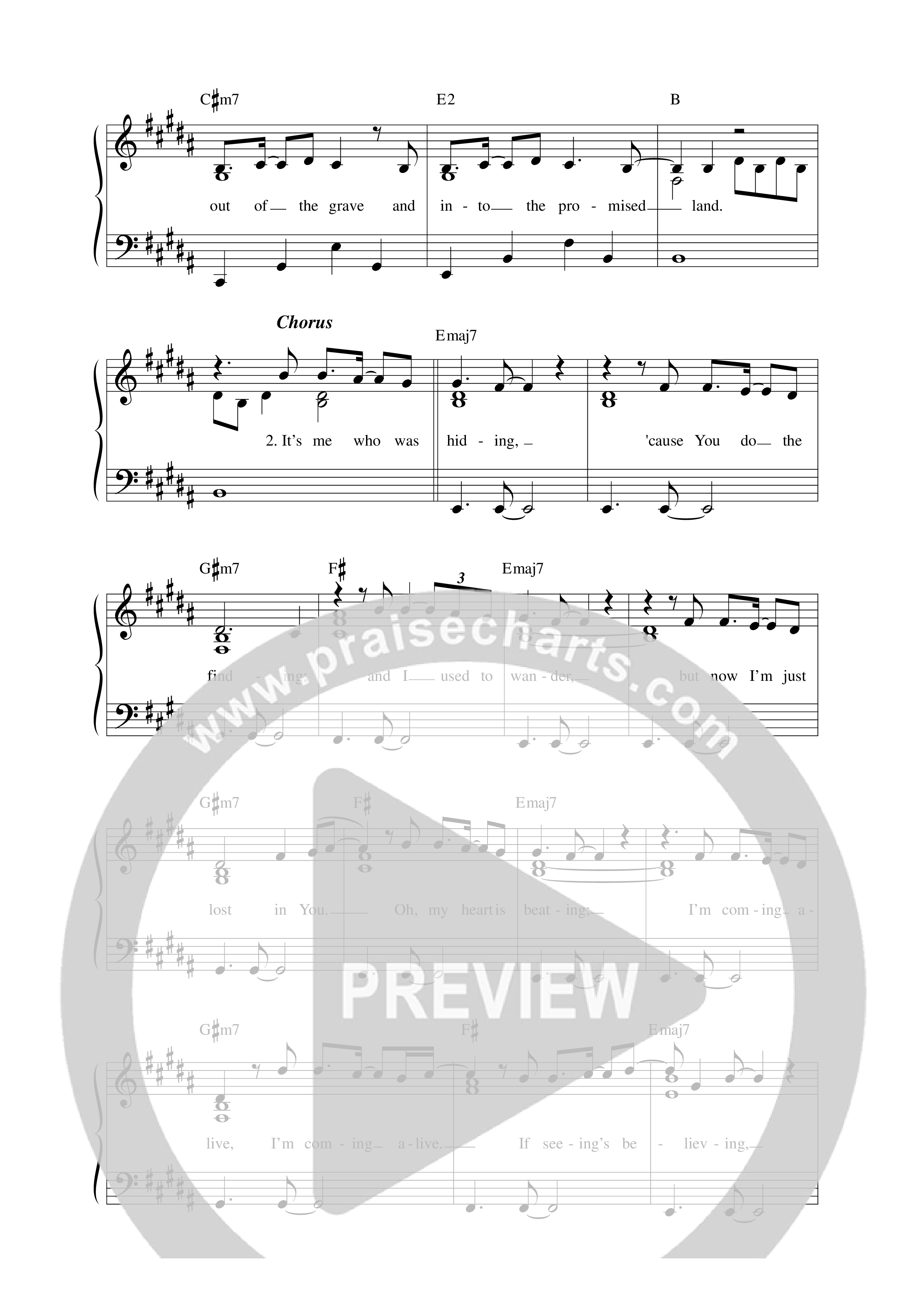 Promised Land Lead Sheet Melody (Songs From The Soil)