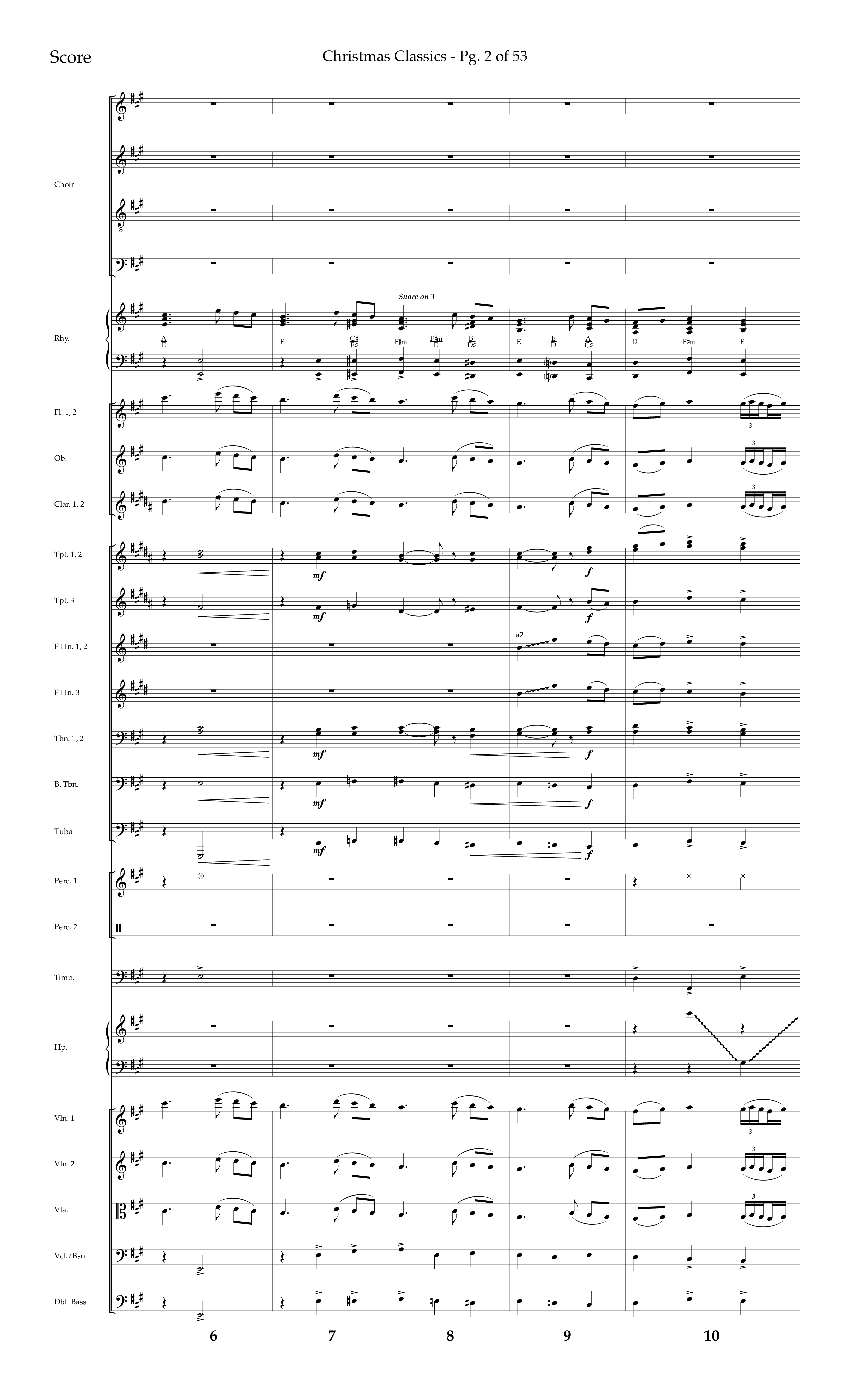 Christmas Classic (Choral Anthem SATB) Conductor's Score (Lifeway Choral / Arr. Bradley Knight)