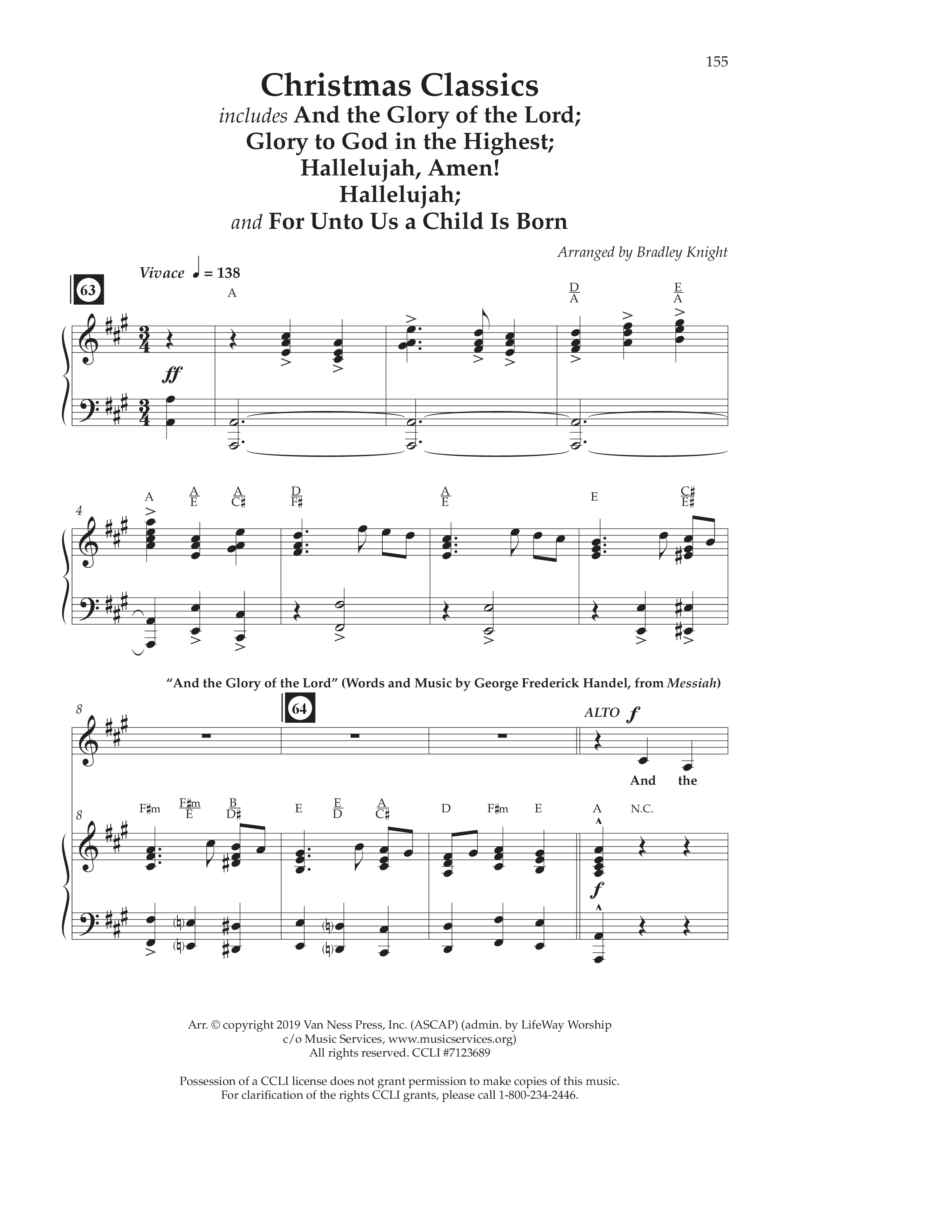 Christmas Classic (Choral Anthem SATB) Anthem (SATB/Piano) (Lifeway Choral / Arr. Bradley Knight)