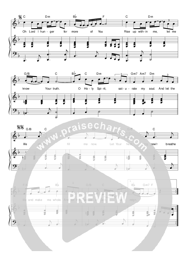 Let The Peace Of God Reign Piano/Vocal & Lead (Hillsong Worship)