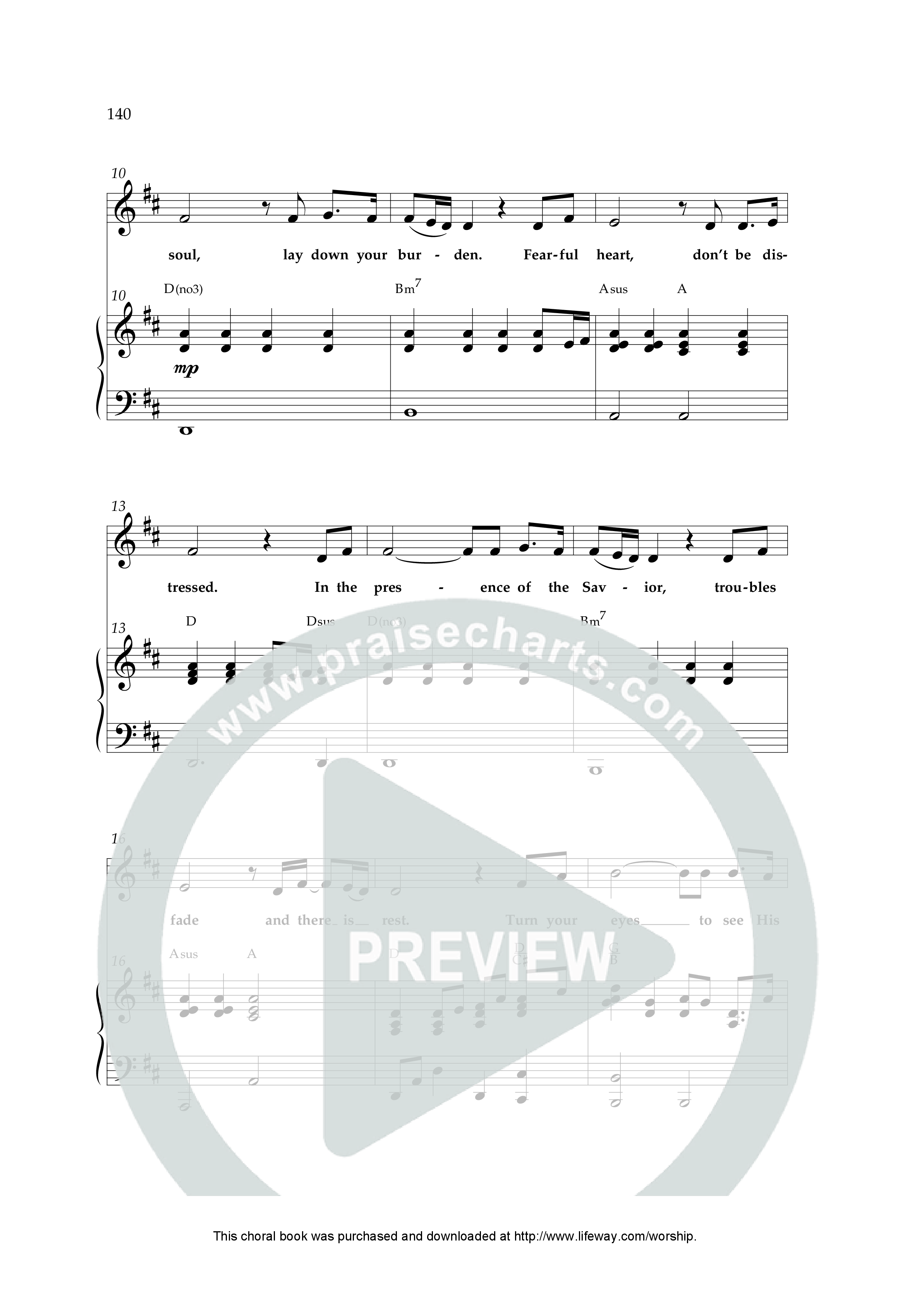 The Heart Of Christmas (11 Song Choral Collection) Song 10 (Piano SATB) (Lifeway Choral / Arr. Cliff Duren)