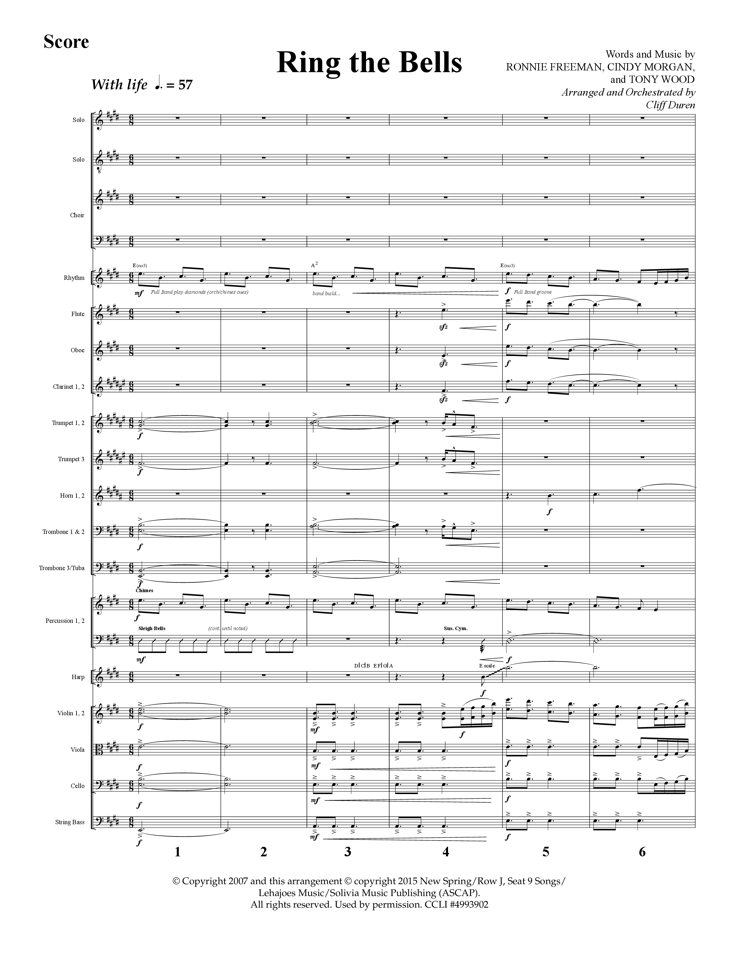 The Heart Of Christmas (11 Song Choral Collection) Song 2 (Orchestration) (Lifeway Choral / Arr. Cliff Duren)