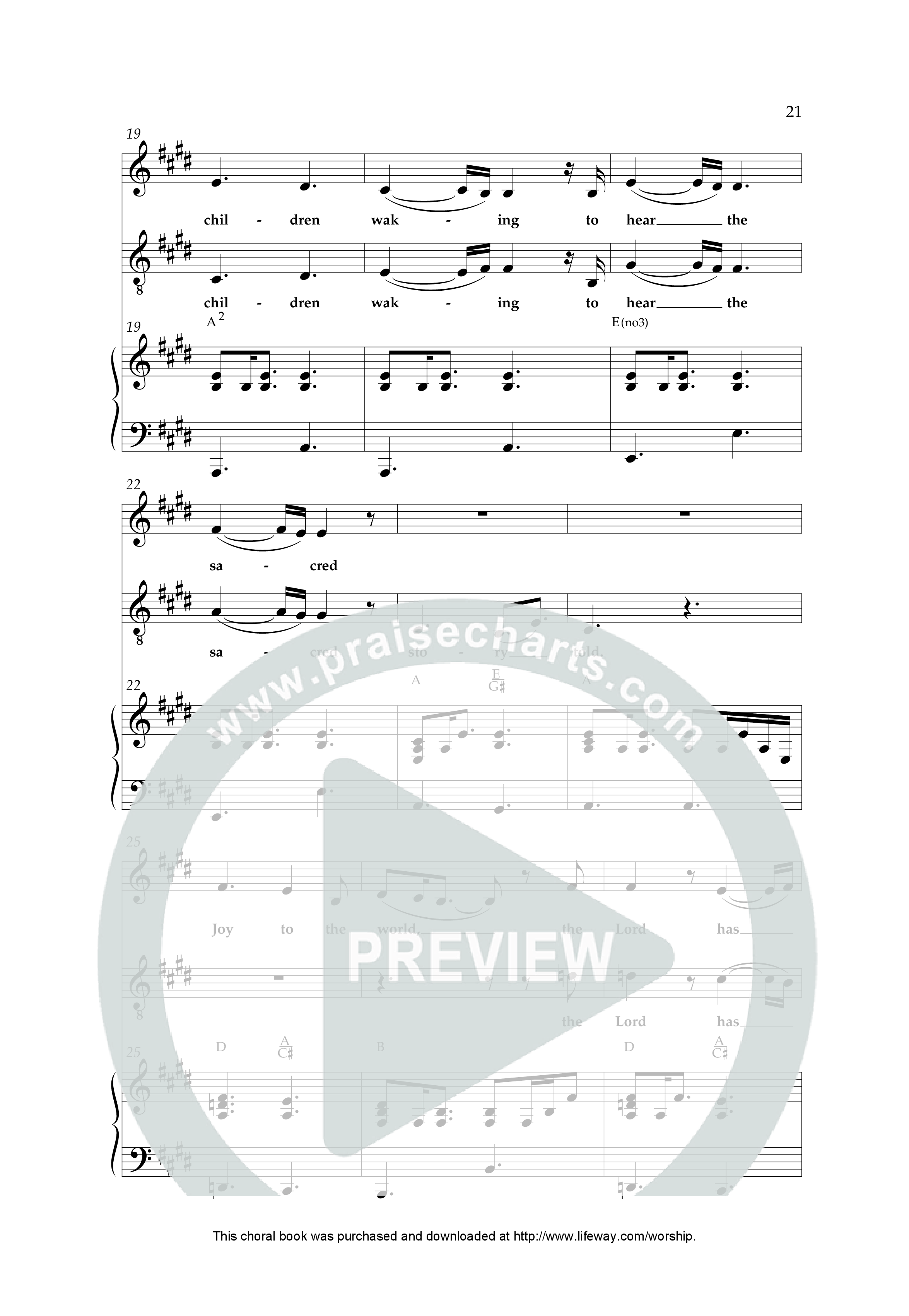 The Heart Of Christmas (11 Song Choral Collection) Song 2 (Piano SATB) (Lifeway Choral / Arr. Cliff Duren)