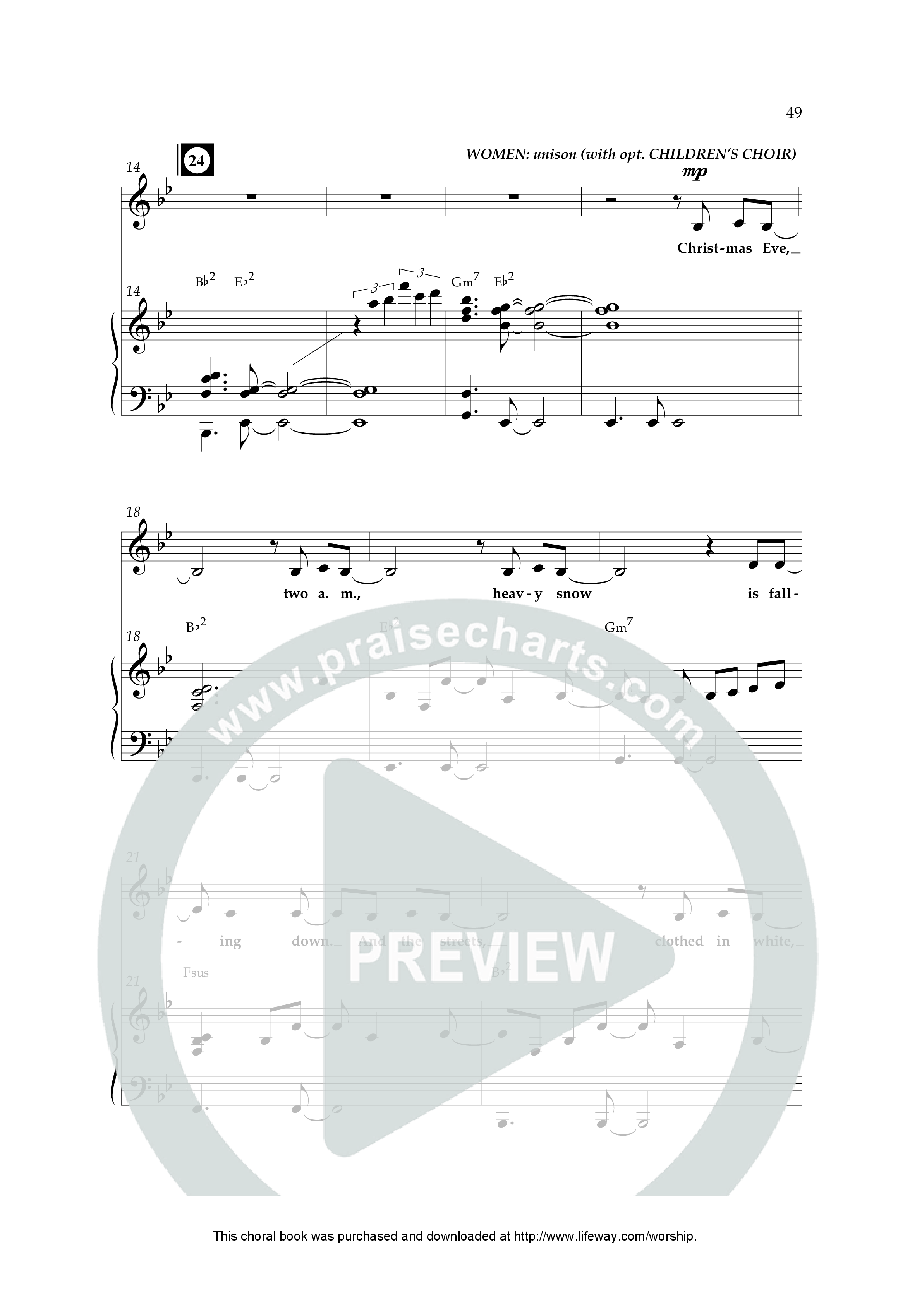 The Heart Of Christmas (11 Song Choral Collection) Song 4 (Piano SATB) (Lifeway Choral / Arr. Cliff Duren)