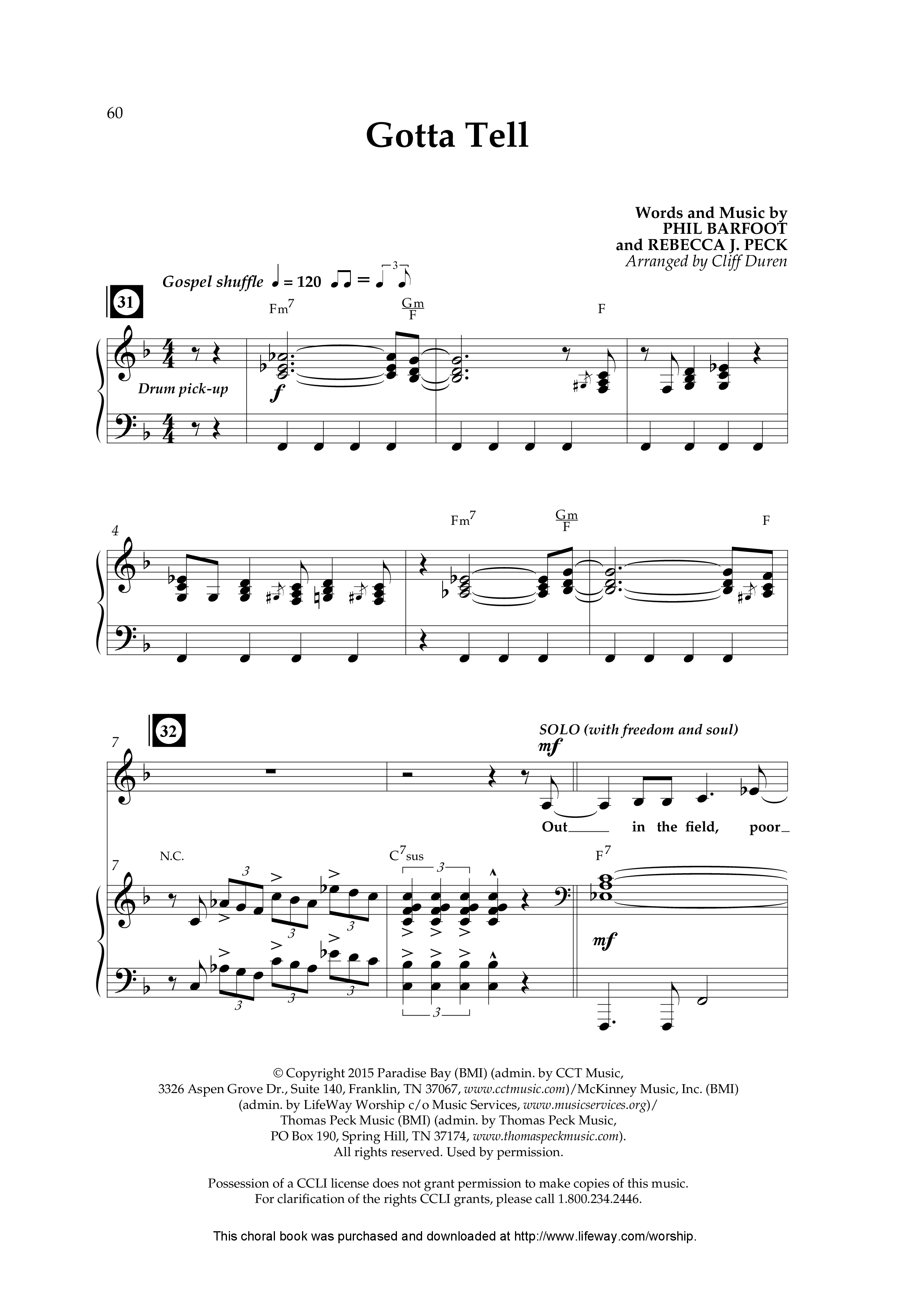 The Heart Of Christmas (11 Song Choral Collection) Song 5 (Piano SATB) (Lifeway Choral / Arr. Cliff Duren)