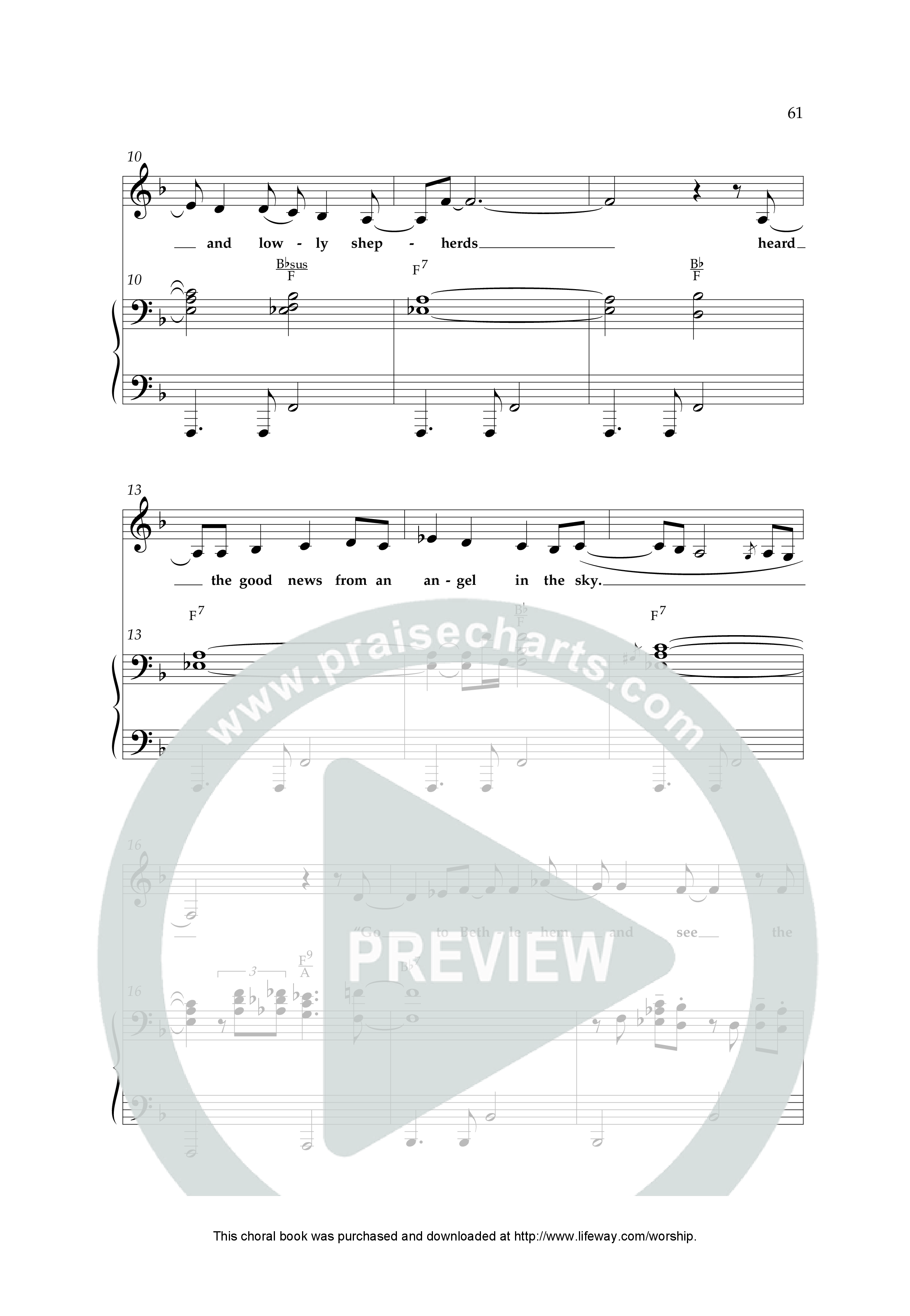 The Heart Of Christmas (11 Song Choral Collection) Song 5 (Piano SATB) (Lifeway Choral / Arr. Cliff Duren)