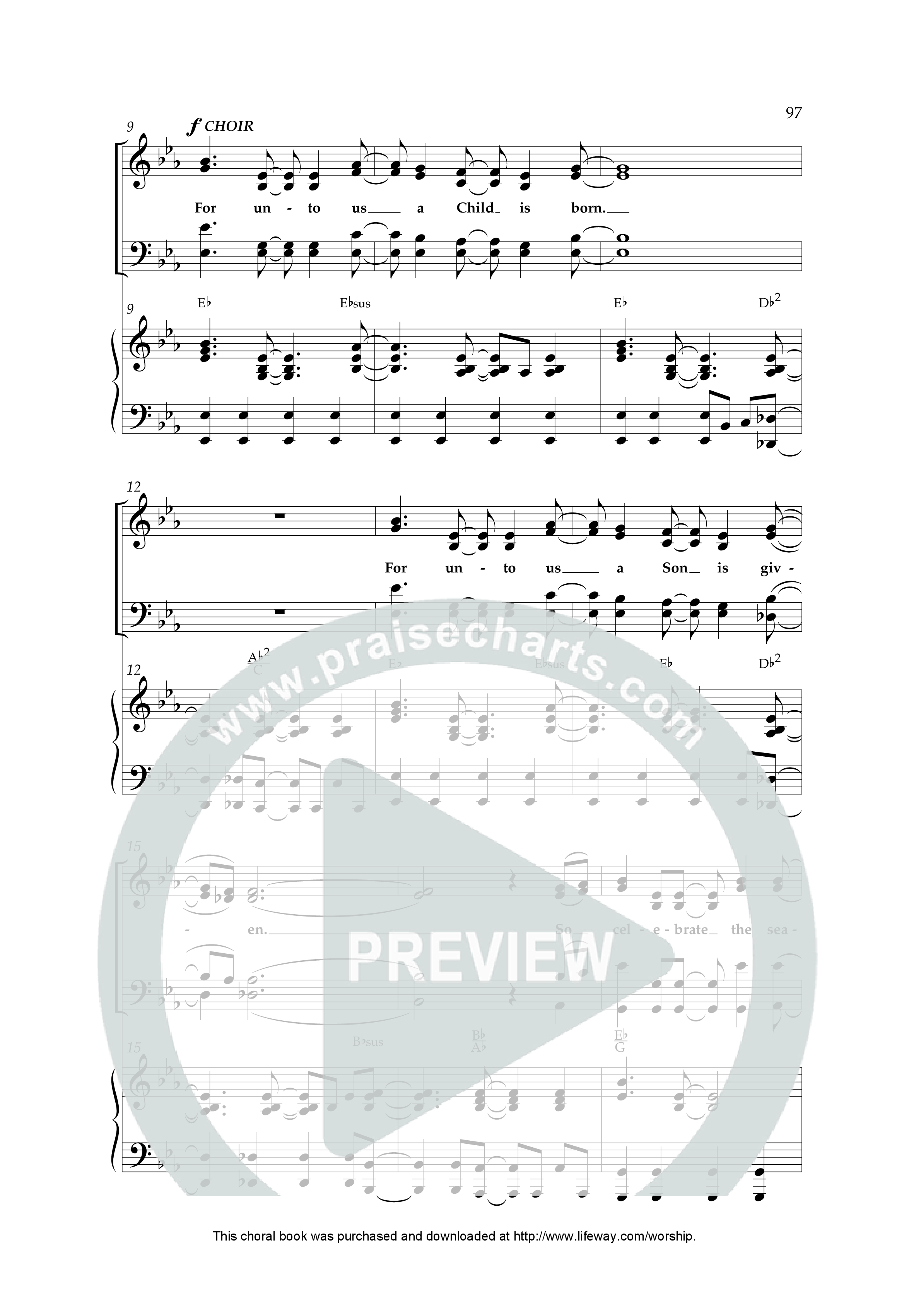 The Heart Of Christmas (11 Song Choral Collection) Song 7 (Piano SATB) (Lifeway Choral / Arr. Cliff Duren)