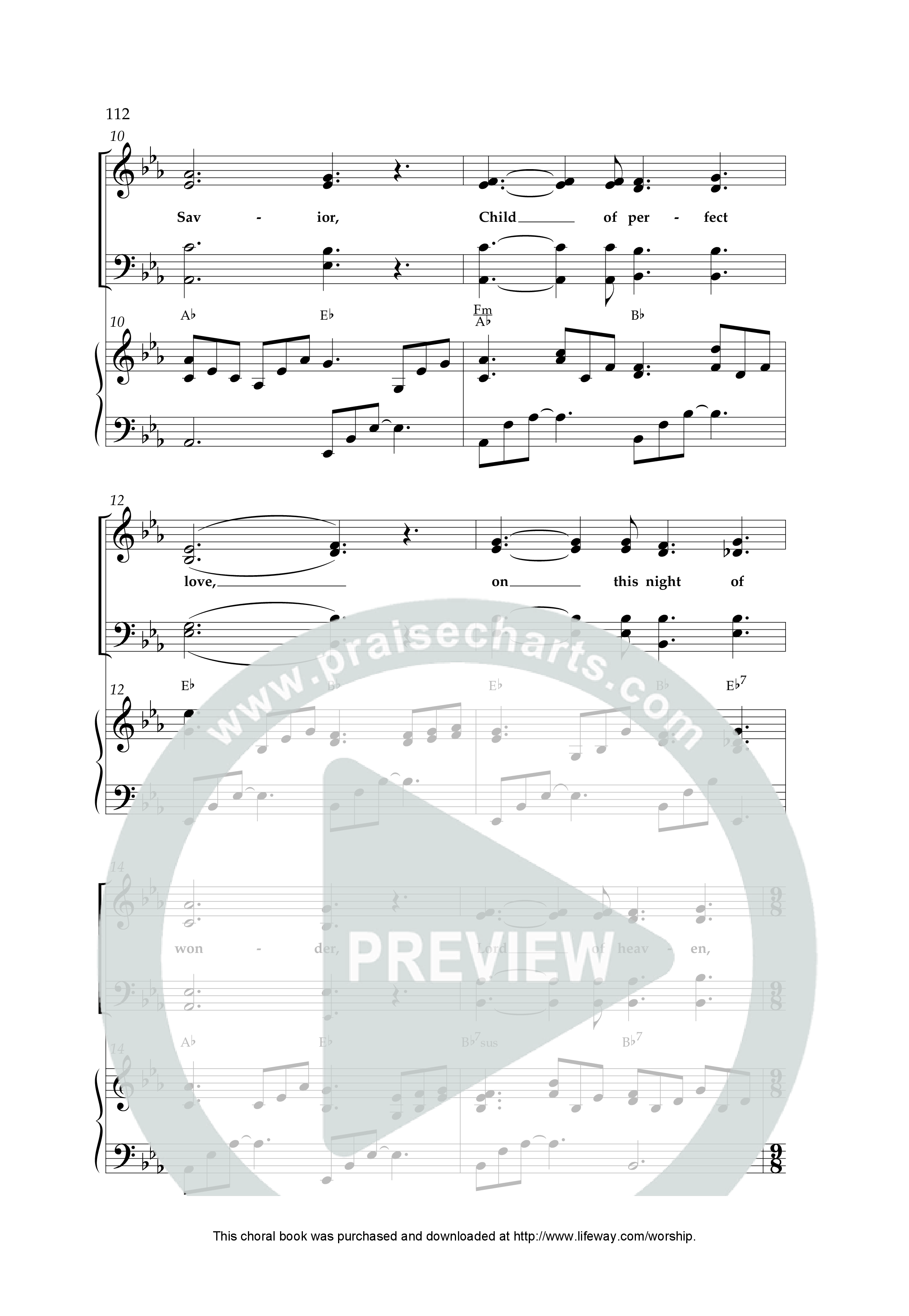 The Heart Of Christmas (11 Song Choral Collection) Song 8 (Piano SATB) (Lifeway Choral / Arr. Cliff Duren)