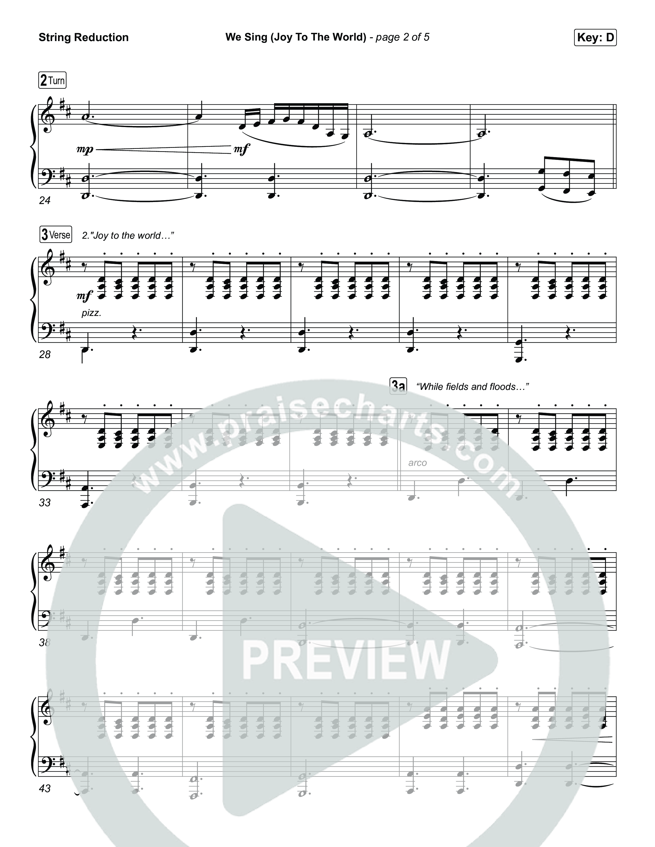 We Sing (Joy To The World) String Reduction (Seph Schlueter)