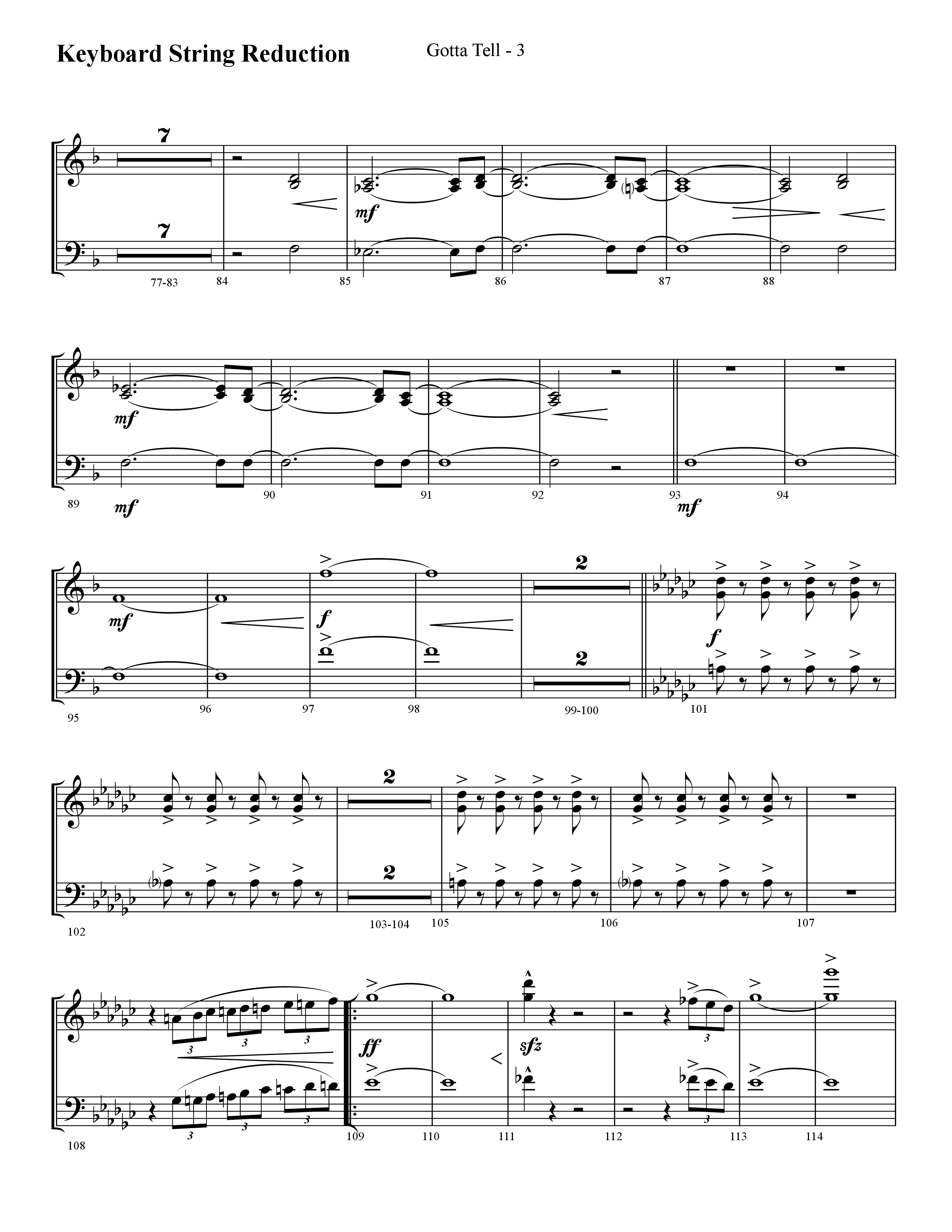 Gotta Tell (Choral Anthem SATB) String Reduction (Lifeway Choral / Arr. Cliff Duren)