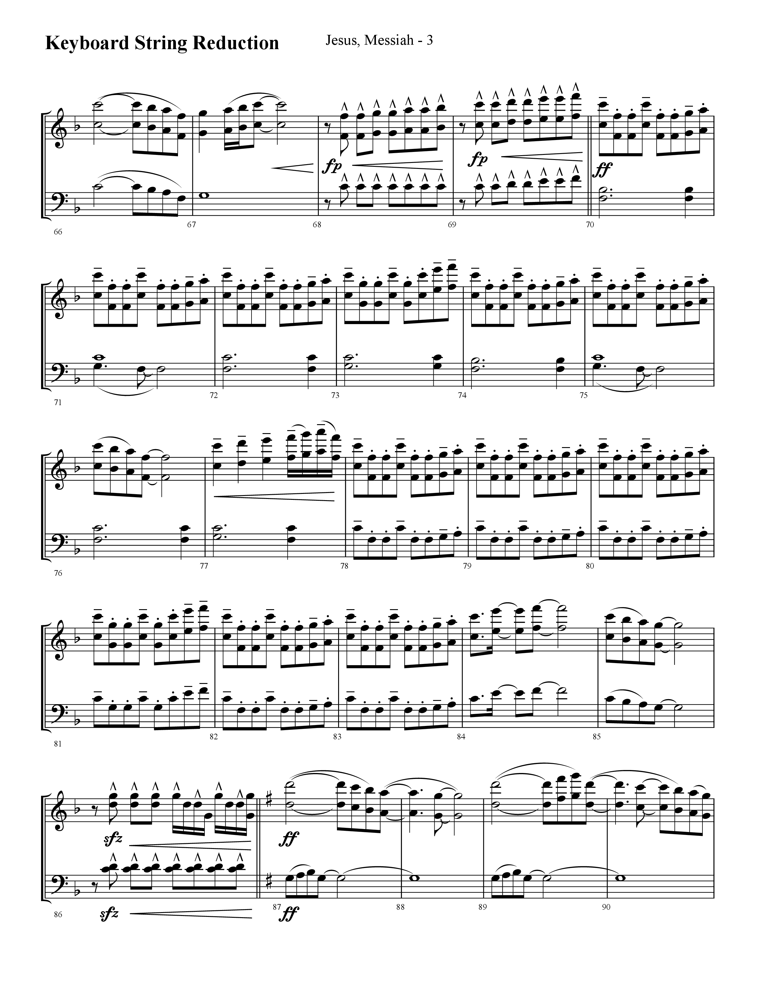 Jesus Messiah (Choral Anthem SATB) String Reduction (Lifeway Choral / Arr. Cliff Duren)