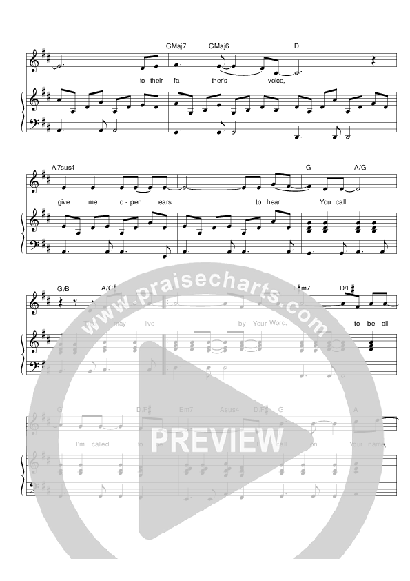 I Draw Near To You Piano/Vocal (Hillsong Worship)