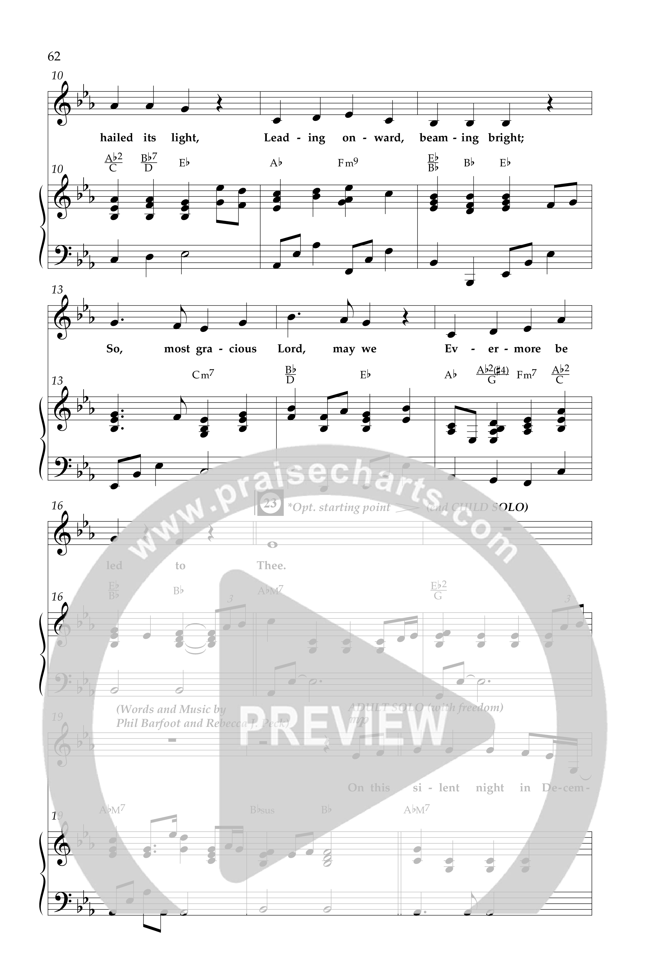 The Journey Of Christmas (11 Song Choral Collection) Song 4 (Piano SATB) (Lifeway Choral / Arr. Cliff Duren)