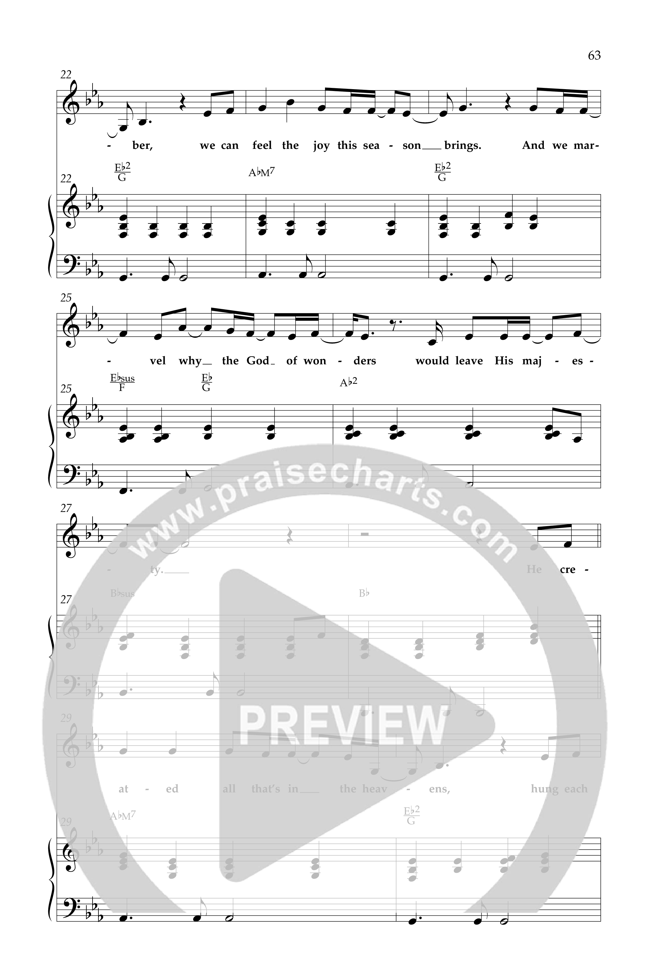 The Journey Of Christmas (11 Song Choral Collection) Song 4 (Piano SATB) (Lifeway Choral / Arr. Cliff Duren)