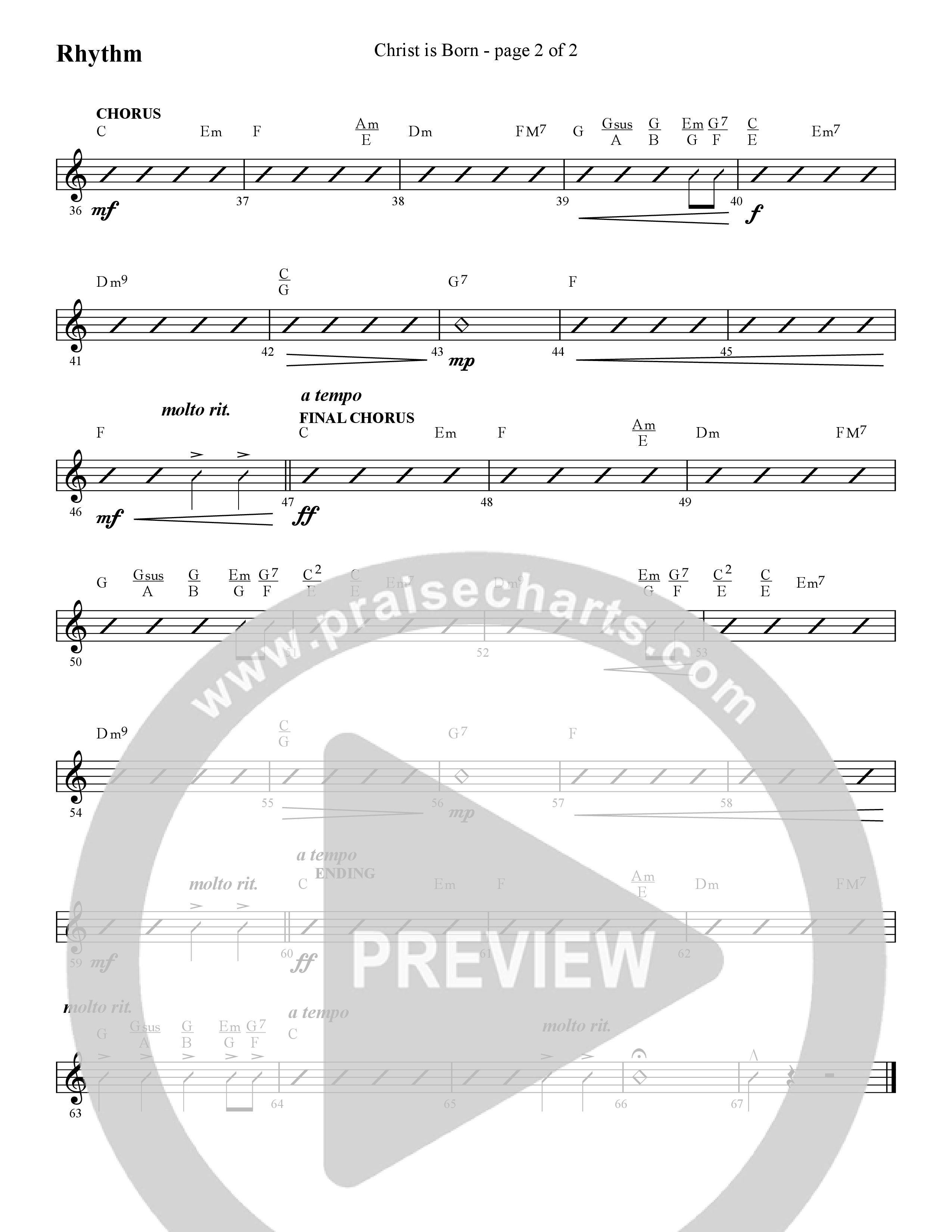 The Journey Of Christmas (11 Song Choral Collection) Song 8 (Rhythm) (Lifeway Choral / Arr. Cliff Duren)