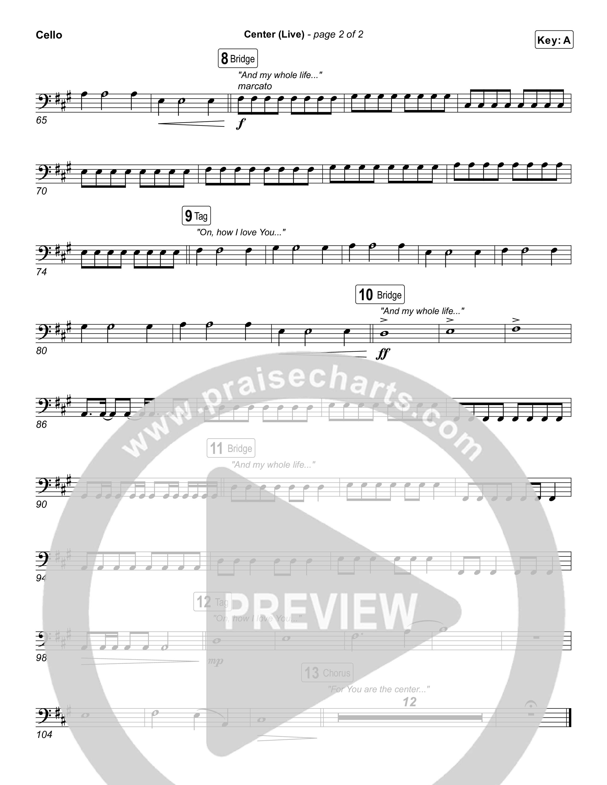 Center (Live) Cello (Bethel Music / Abbie Gamboa)