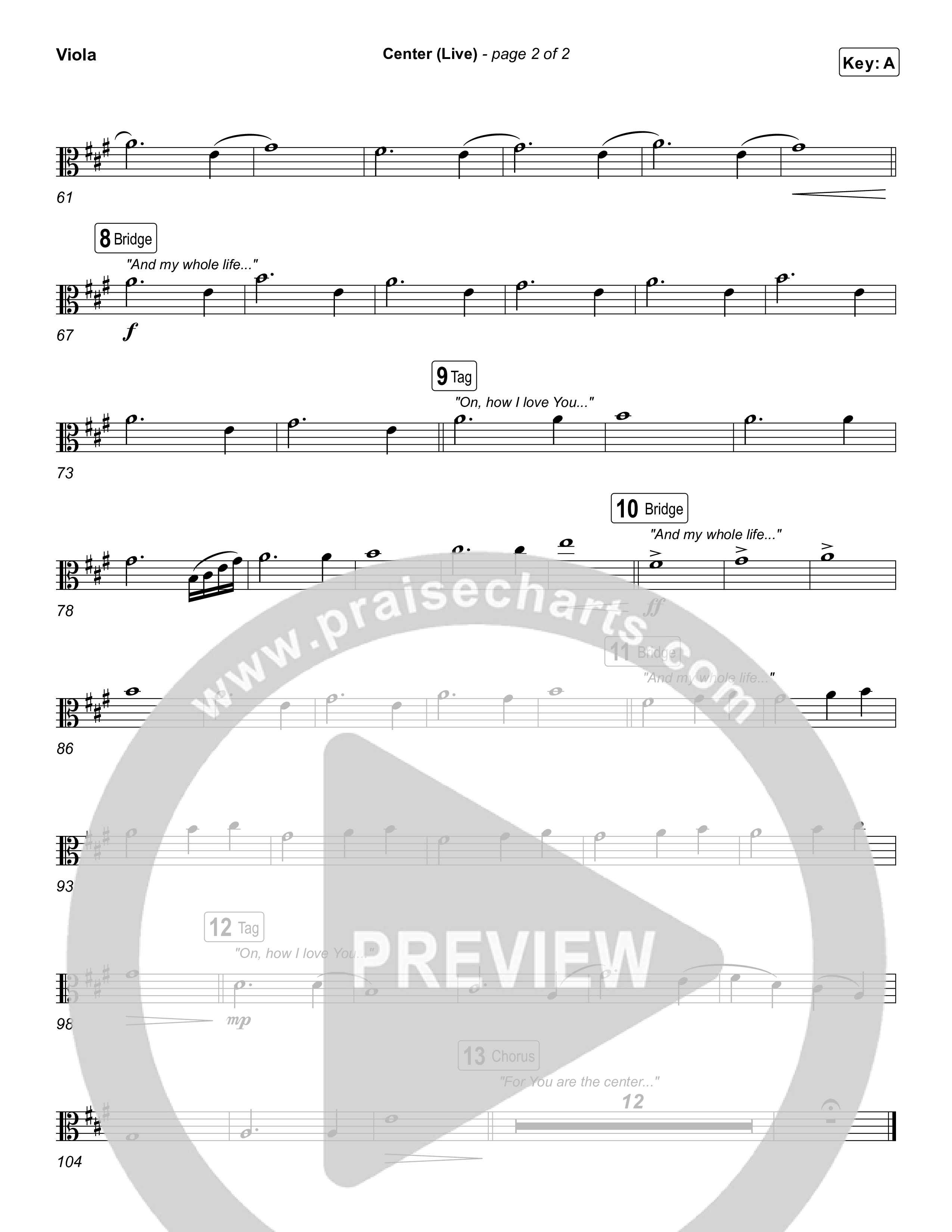 Center (Live) Viola (Bethel Music / Abbie Gamboa)