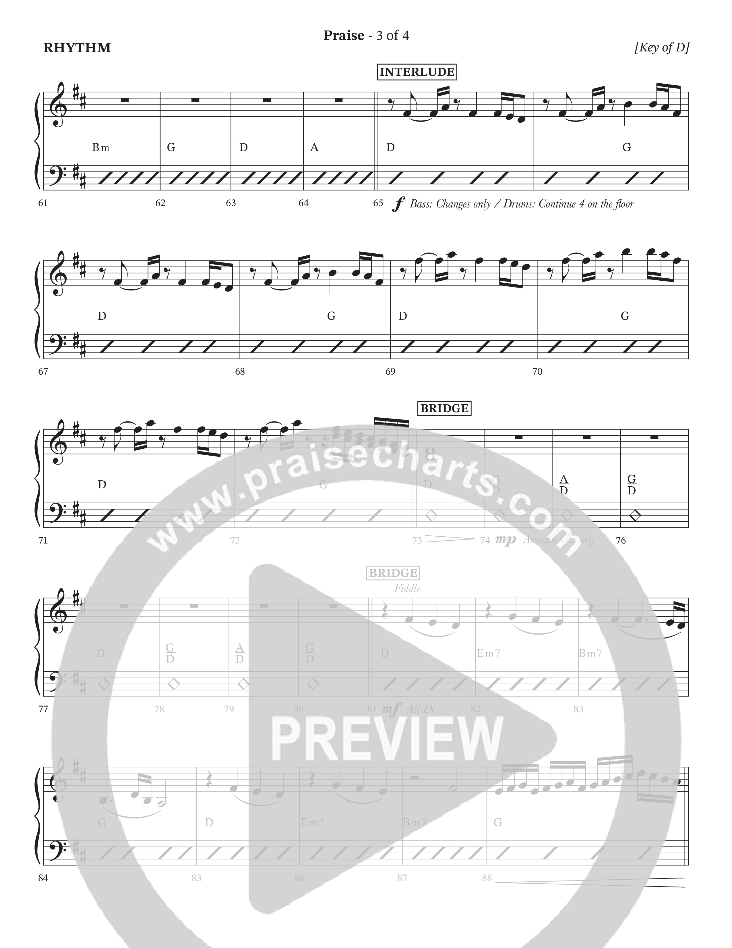 Praise Rhythm Chart (TaRanda Greene / Jason Hoard)