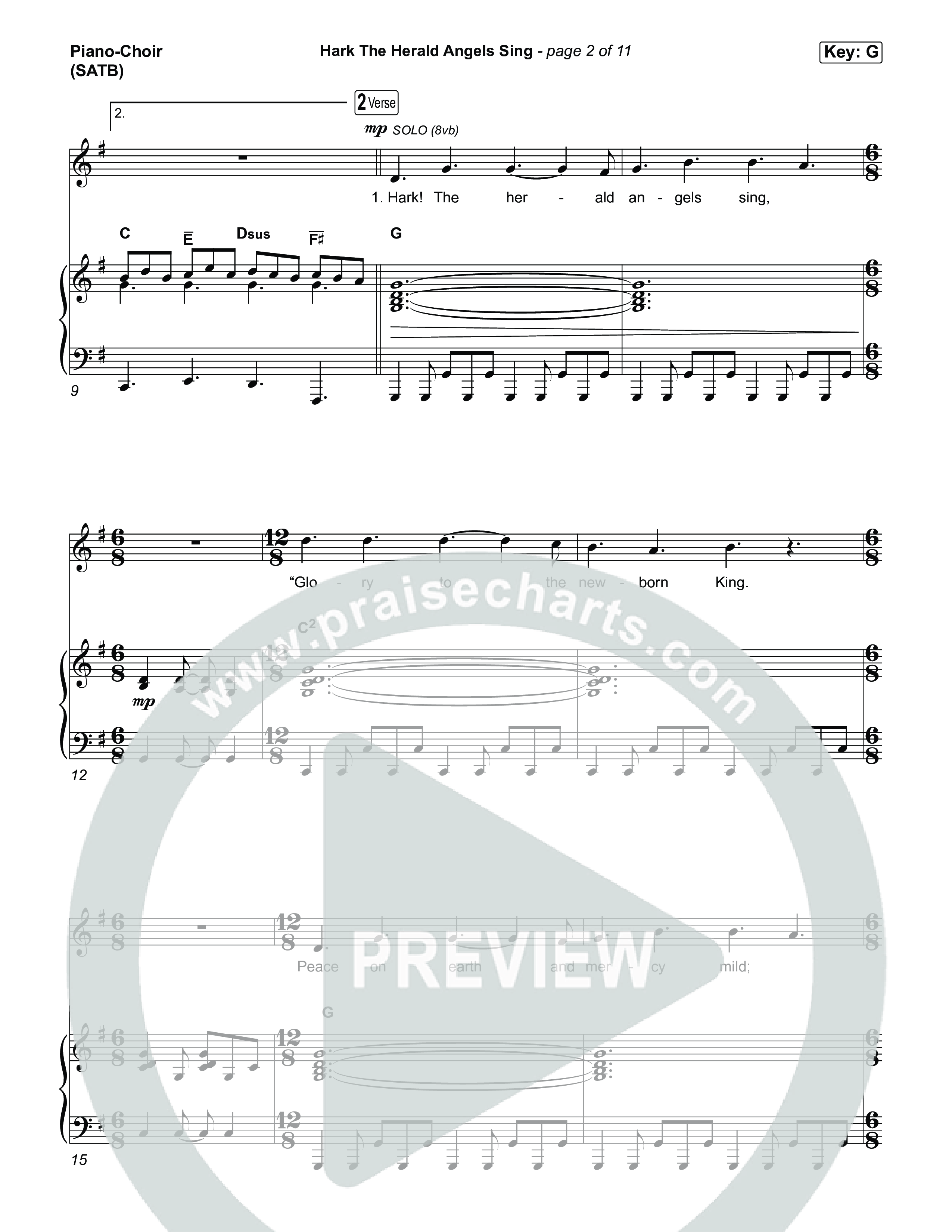 Hark The Herald Angels Sing Piano/Vocal Pack (We Are Messengers)