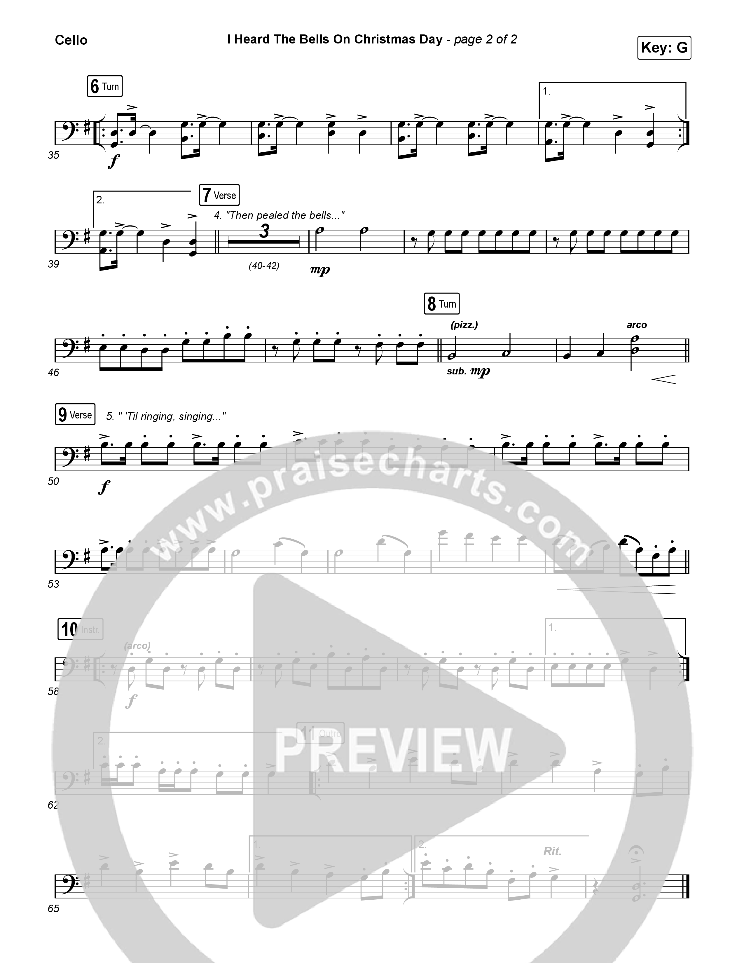 I Heard The Bells On Christmas Day Cello (We Are Messengers)