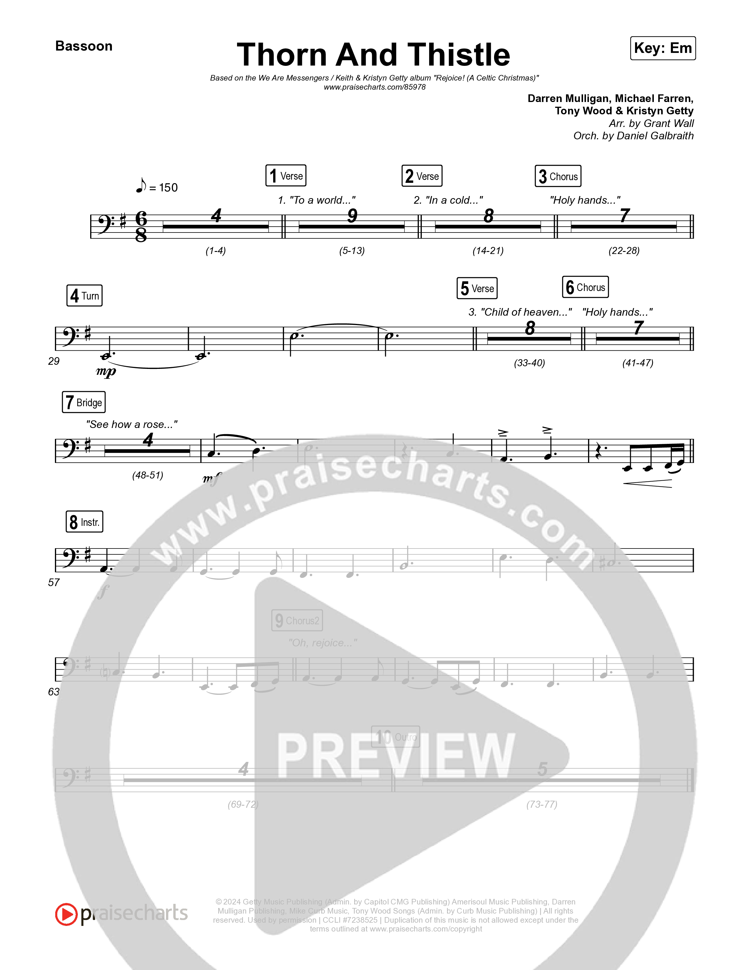 Thorn And Thistle Bassoon (We Are Messengers / Keith & Kristyn Getty)