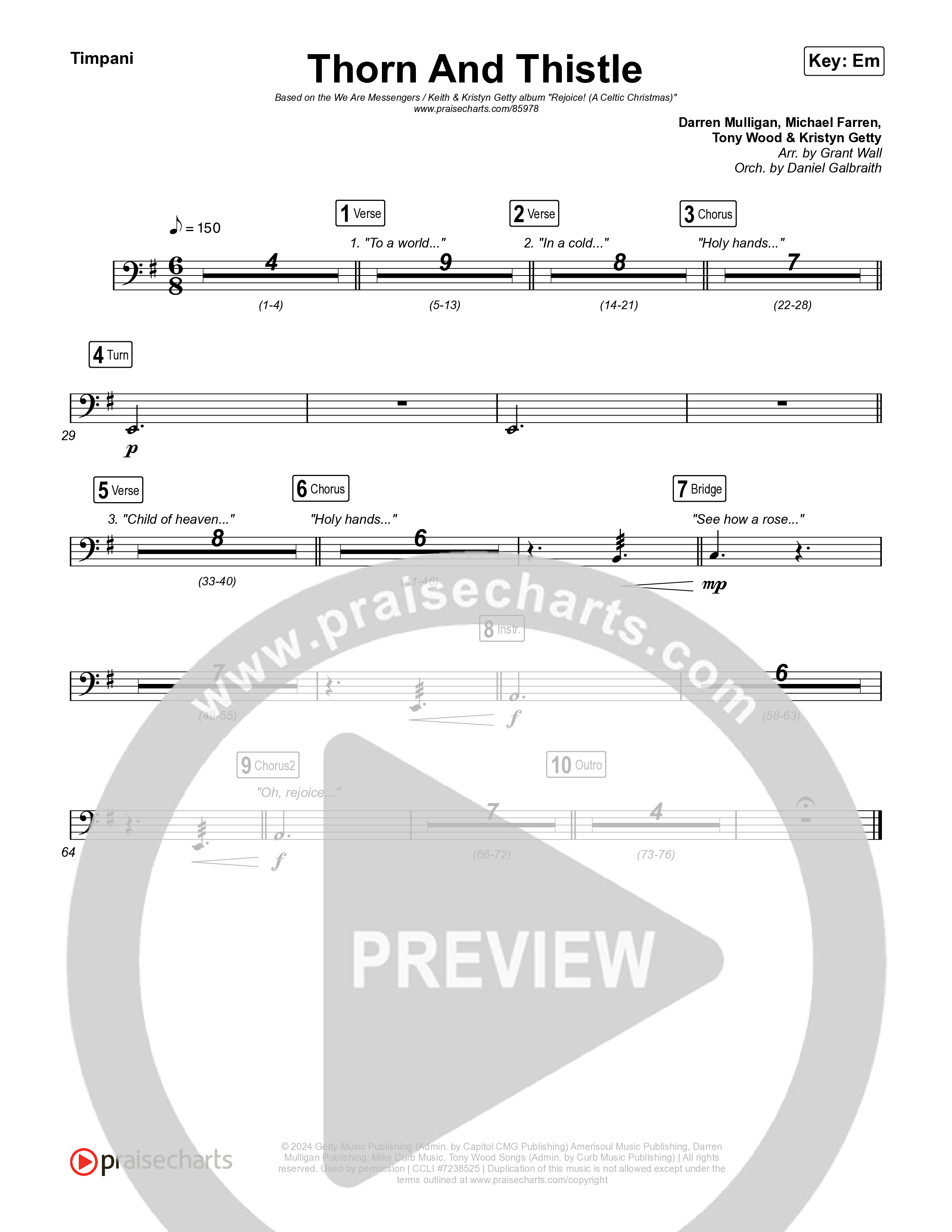 Thorn And Thistle Timpani (We Are Messengers / Keith & Kristyn Getty)