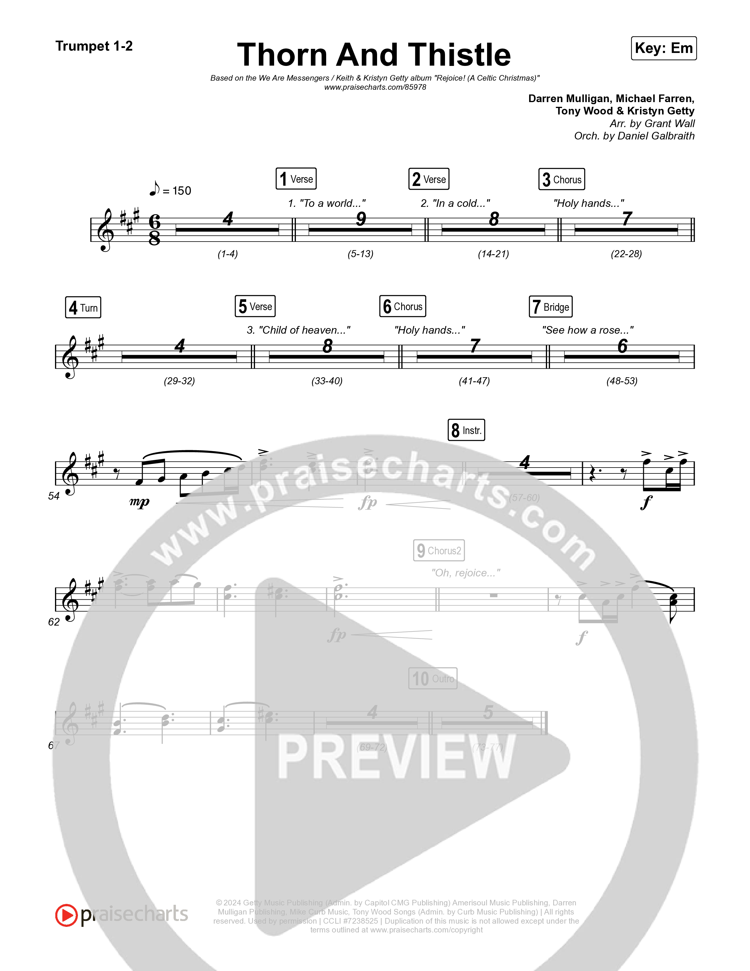 Thorn And Thistle Trumpet 1,2 (We Are Messengers / Keith & Kristyn Getty)