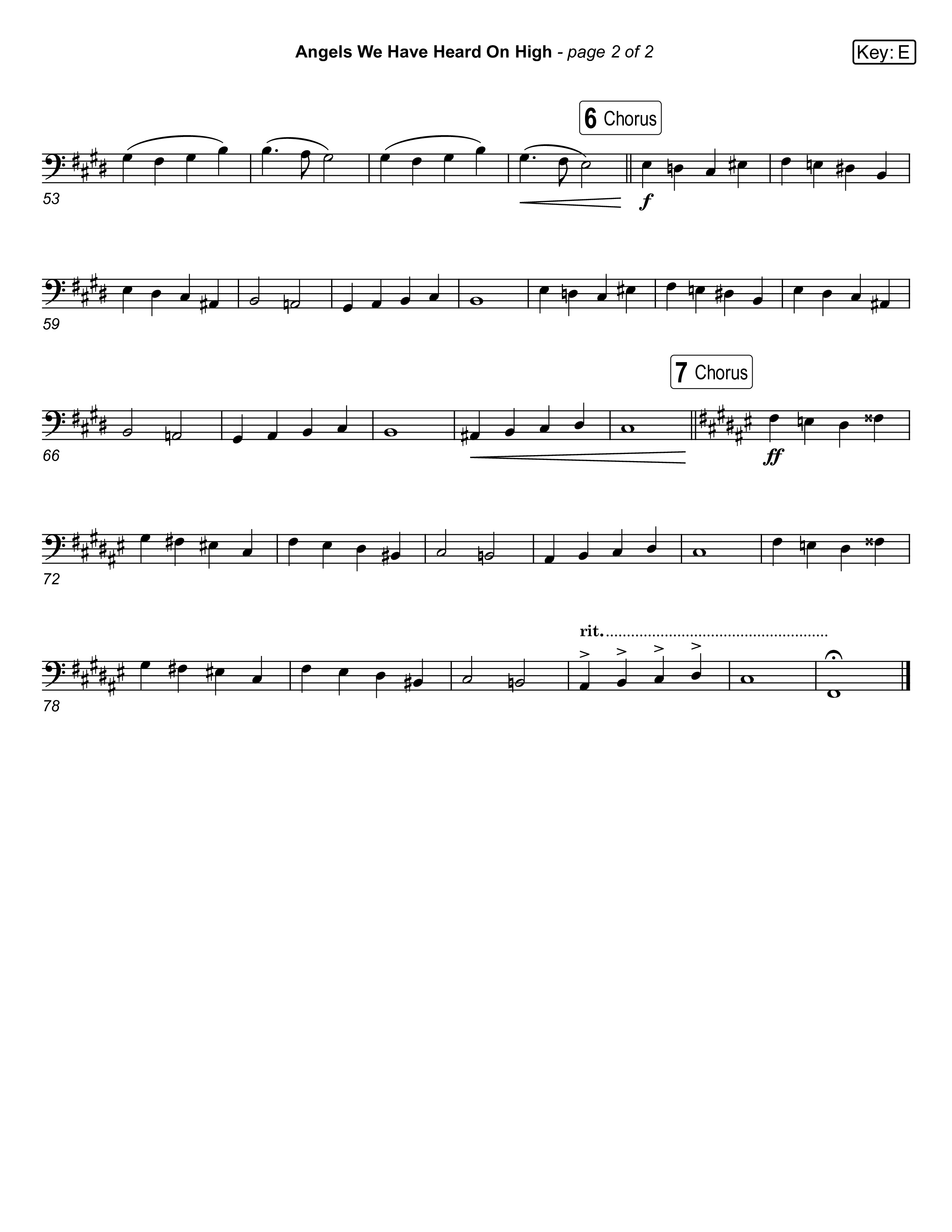 Angels We Have Heard On High (Live) Cello (Museum Of The Bible / Indiana Wesleyan University Choir / Arr. Jared Haschek)