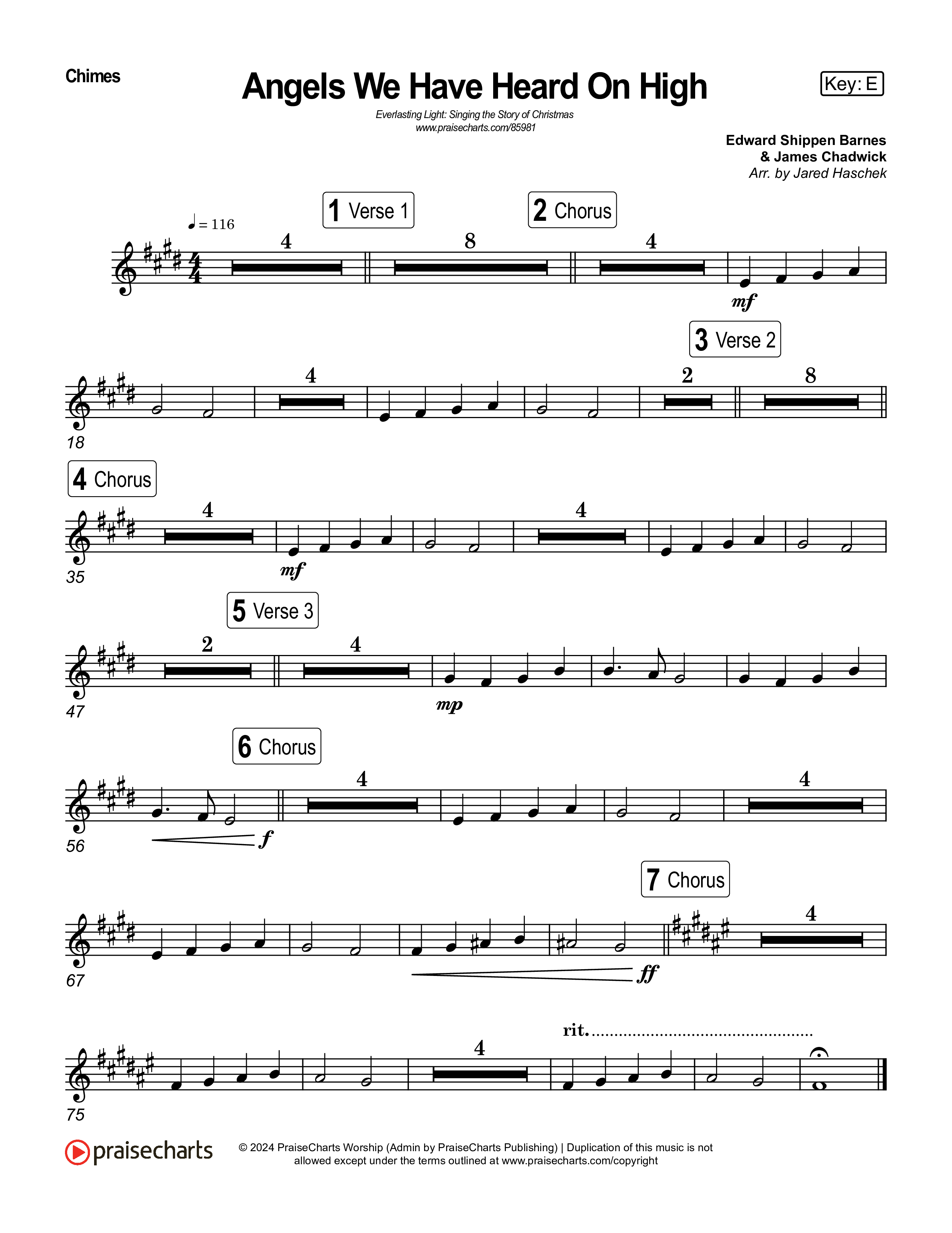Angels We Have Heard On High (Live) Chimes (Museum Of The Bible / Indiana Wesleyan University Choir / Arr. Jared Haschek)