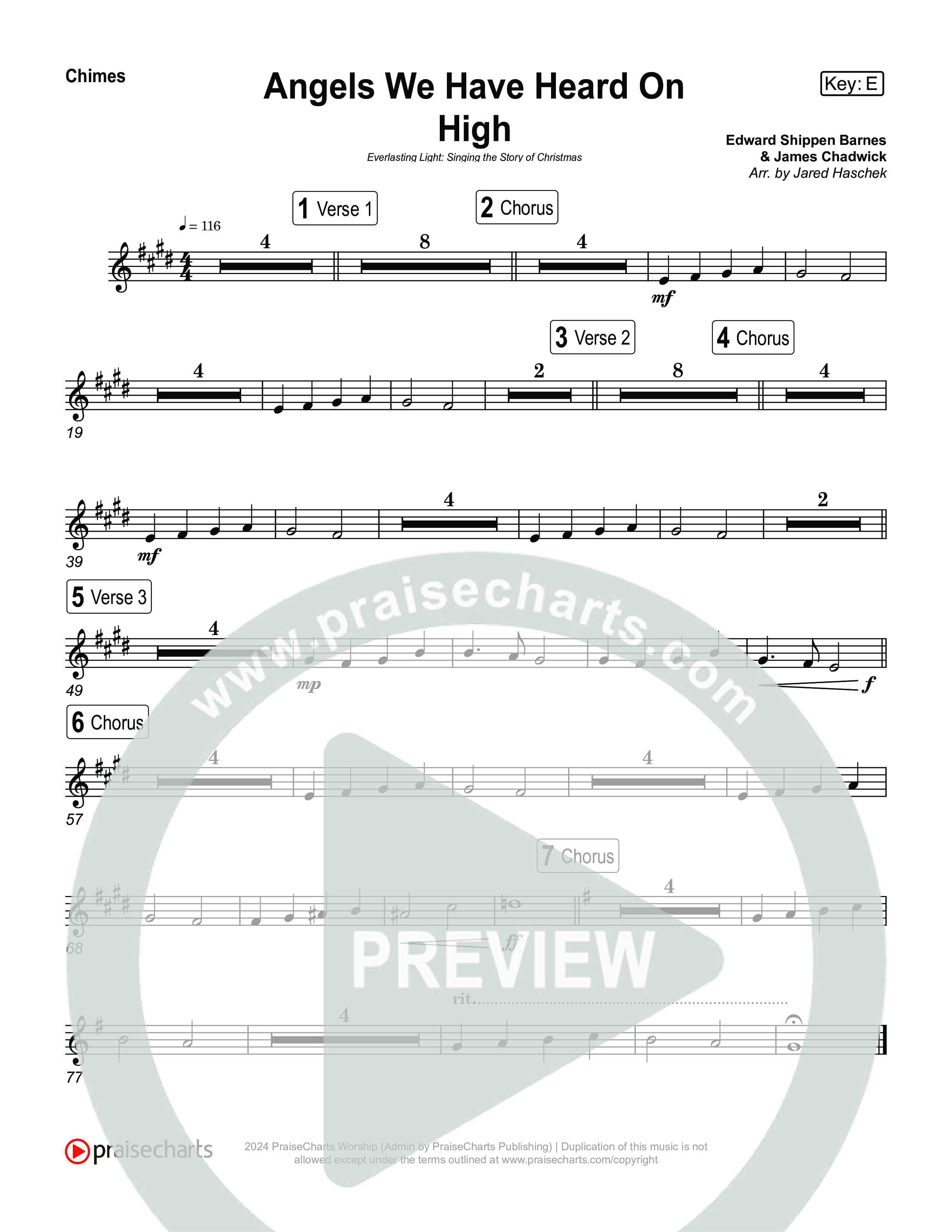 Angels We Have Heard On High (Live) Chimes (Museum Of The Bible / Indiana Wesleyan University Choir / Arr. Jared Haschek)