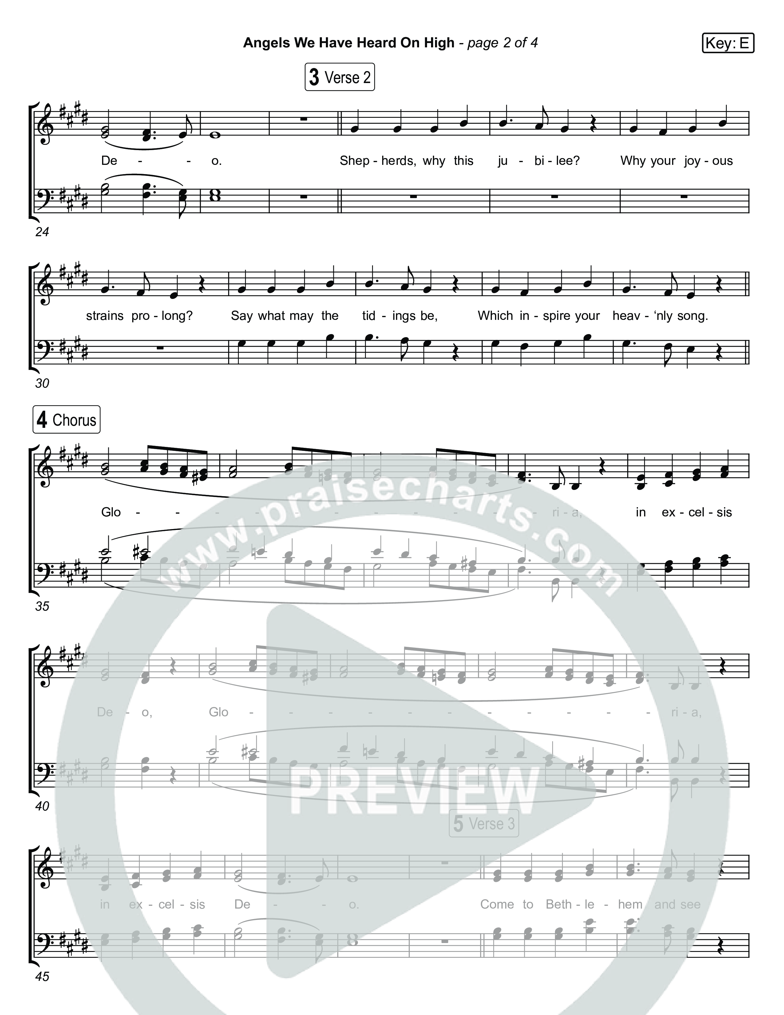 Angels We Have Heard On High (Live) Choir Sheet (SATB) (Museum Of The Bible / Indiana Wesleyan University Choir / Arr. Jared Haschek)