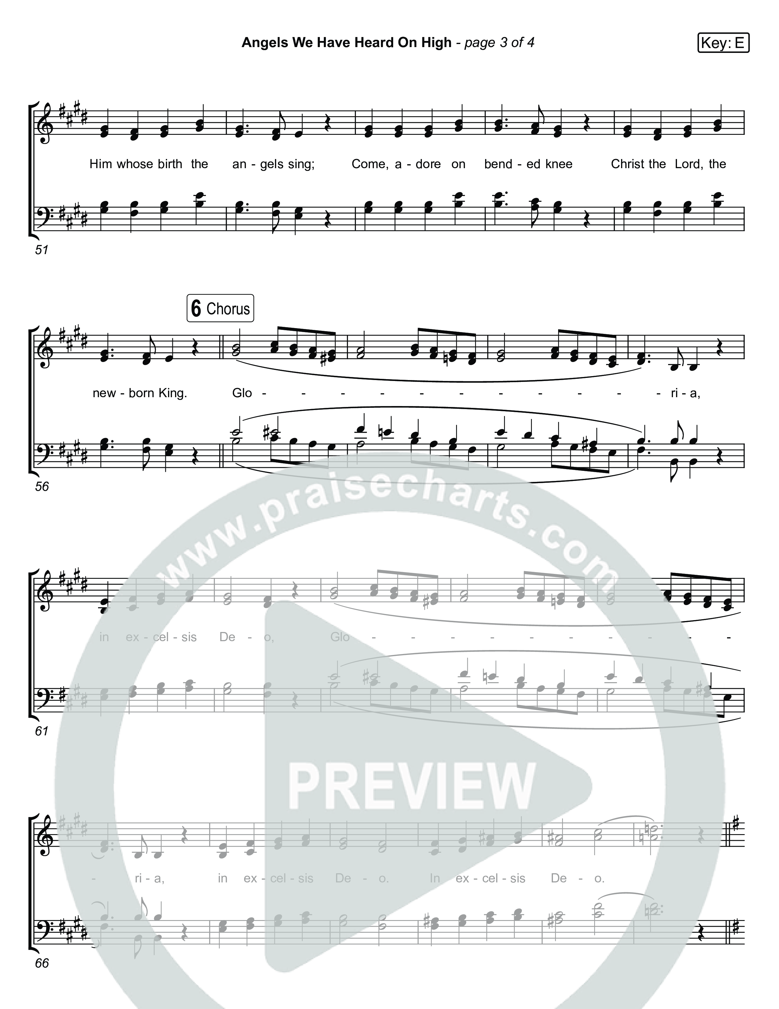 Angels We Have Heard On High (Live) Choir Sheet (SATB) (Museum Of The Bible / Indiana Wesleyan University Choir / Arr. Jared Haschek)