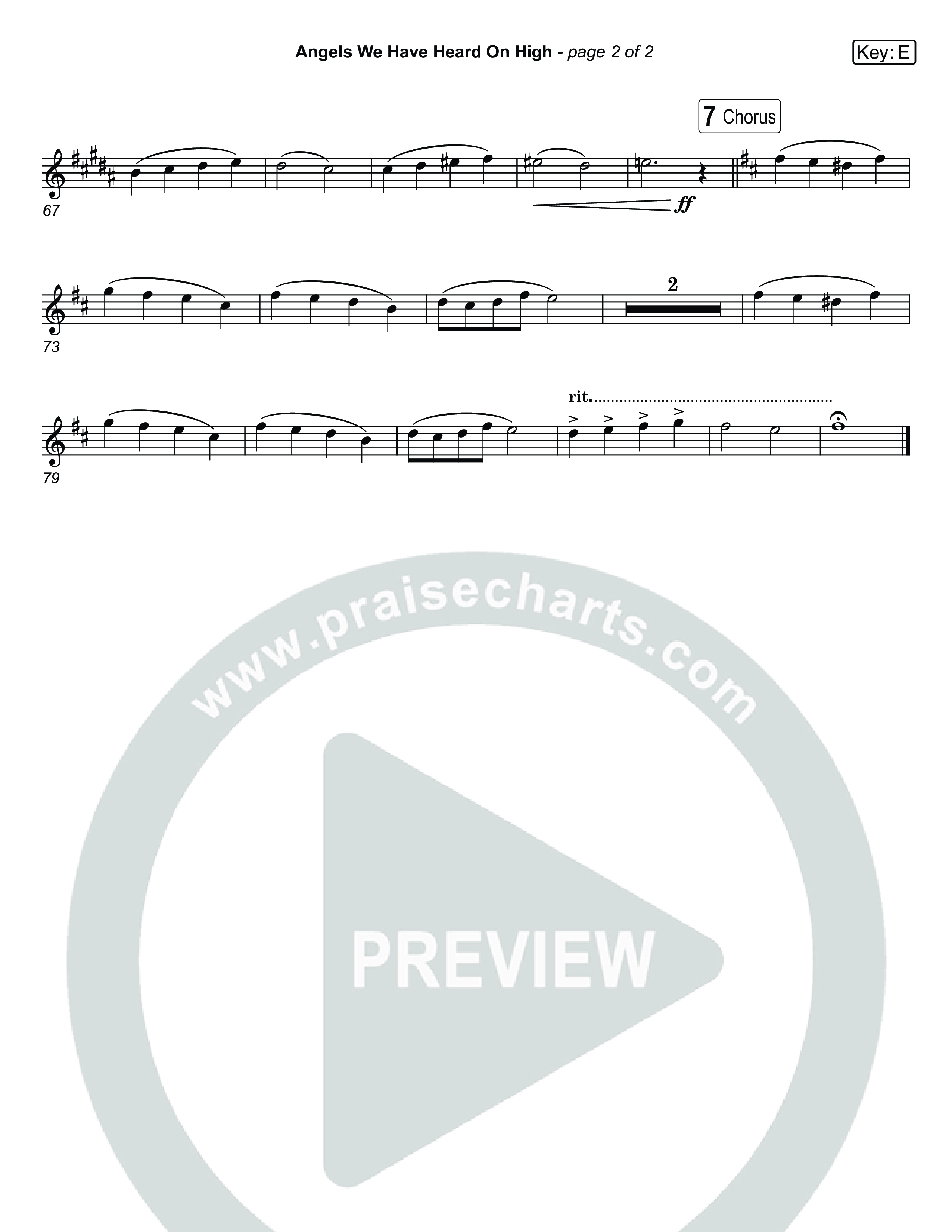 Angels We Have Heard On High (Live) French Horn (Museum Of The Bible / Indiana Wesleyan University Choir / Arr. Jared Haschek)