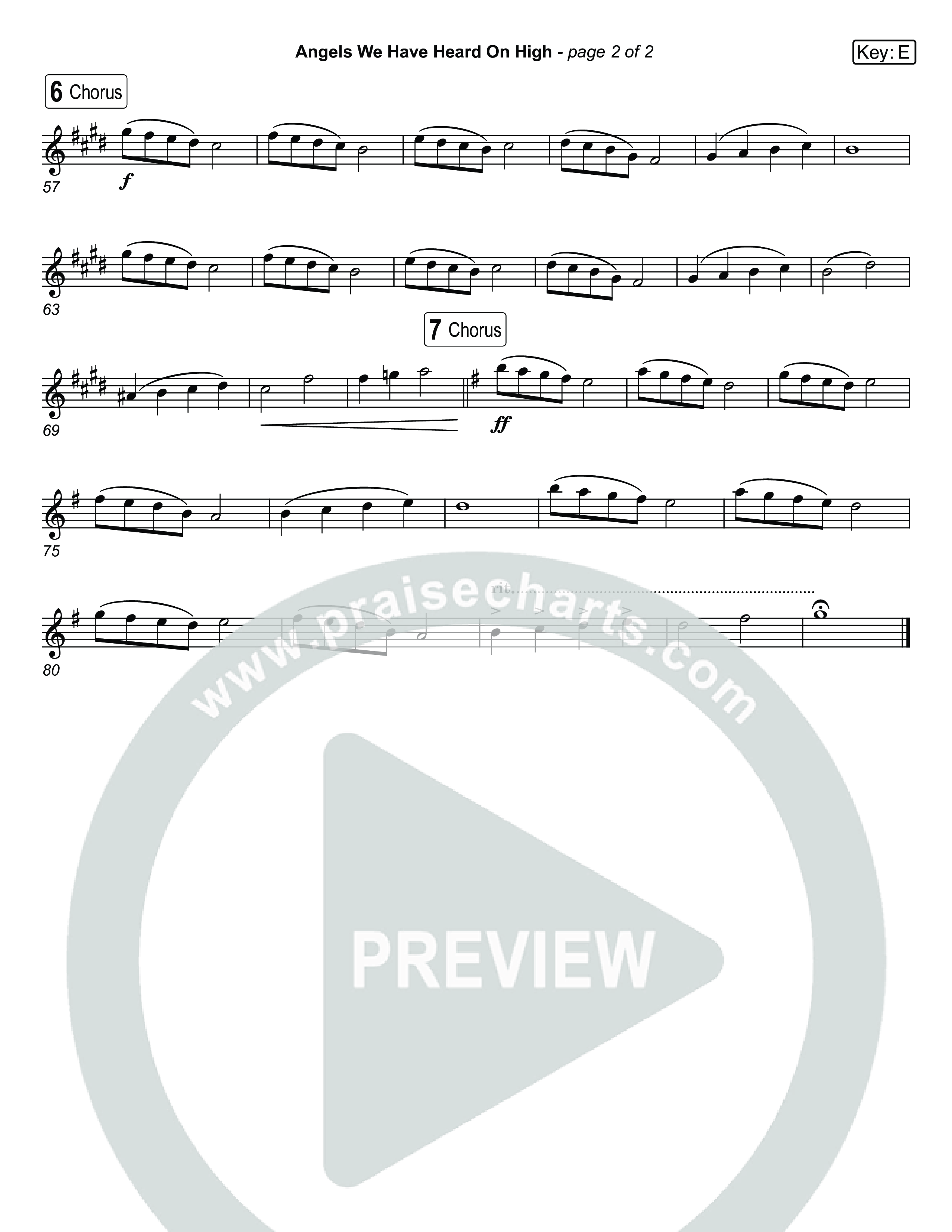 Angels We Have Heard On High (Live) Oboe (Museum Of The Bible / Indiana Wesleyan University Choir / Arr. Jared Haschek)