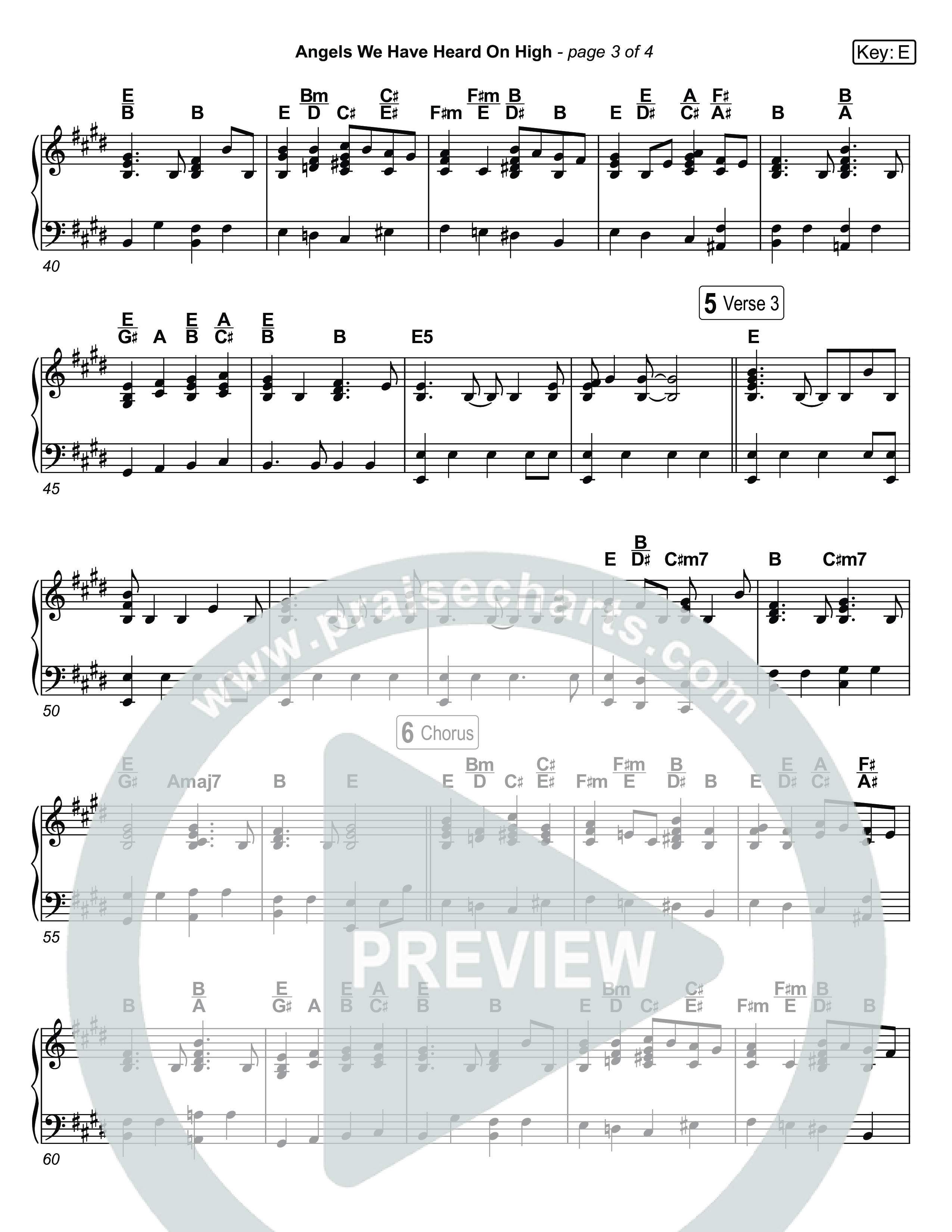 Angels We Have Heard On High (Live) Piano Sheet (Museum Of The Bible / Indiana Wesleyan University Choir / Arr. Jared Haschek)