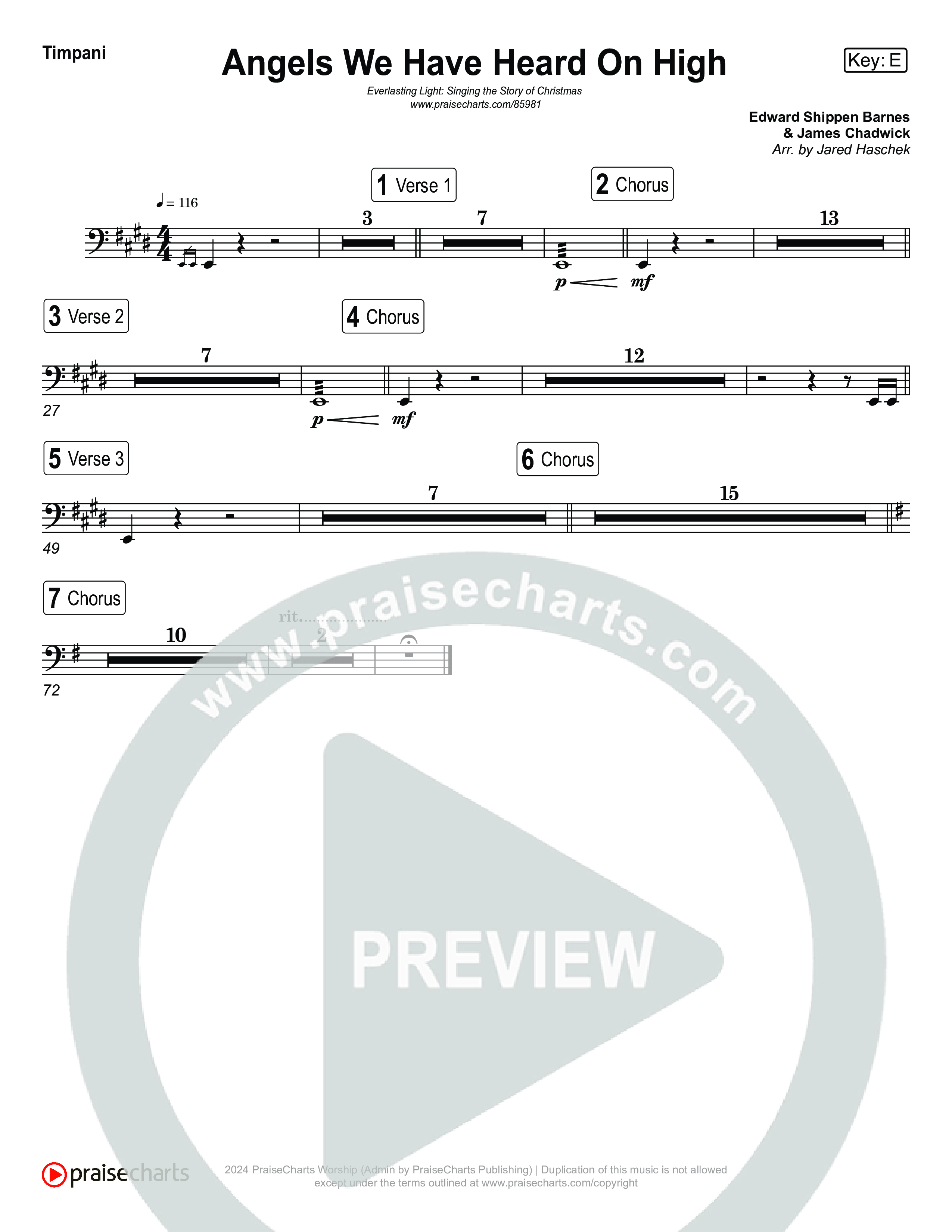 Angels We Have Heard On High (Live) Timpani (Museum Of The Bible / Indiana Wesleyan University Choir / Arr. Jared Haschek)