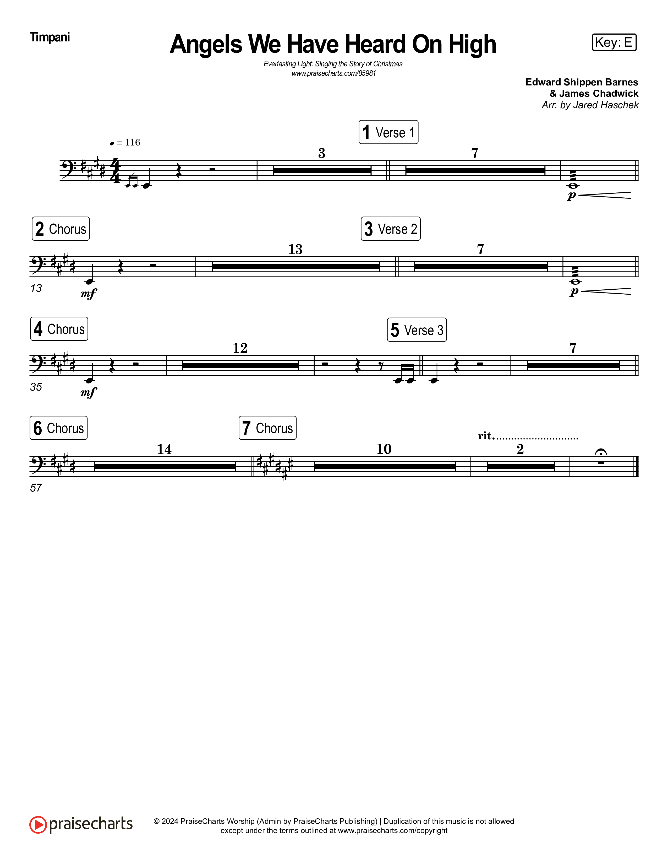 Angels We Have Heard On High (Live) Timpani (Museum Of The Bible / Indiana Wesleyan University Choir / Arr. Jared Haschek)