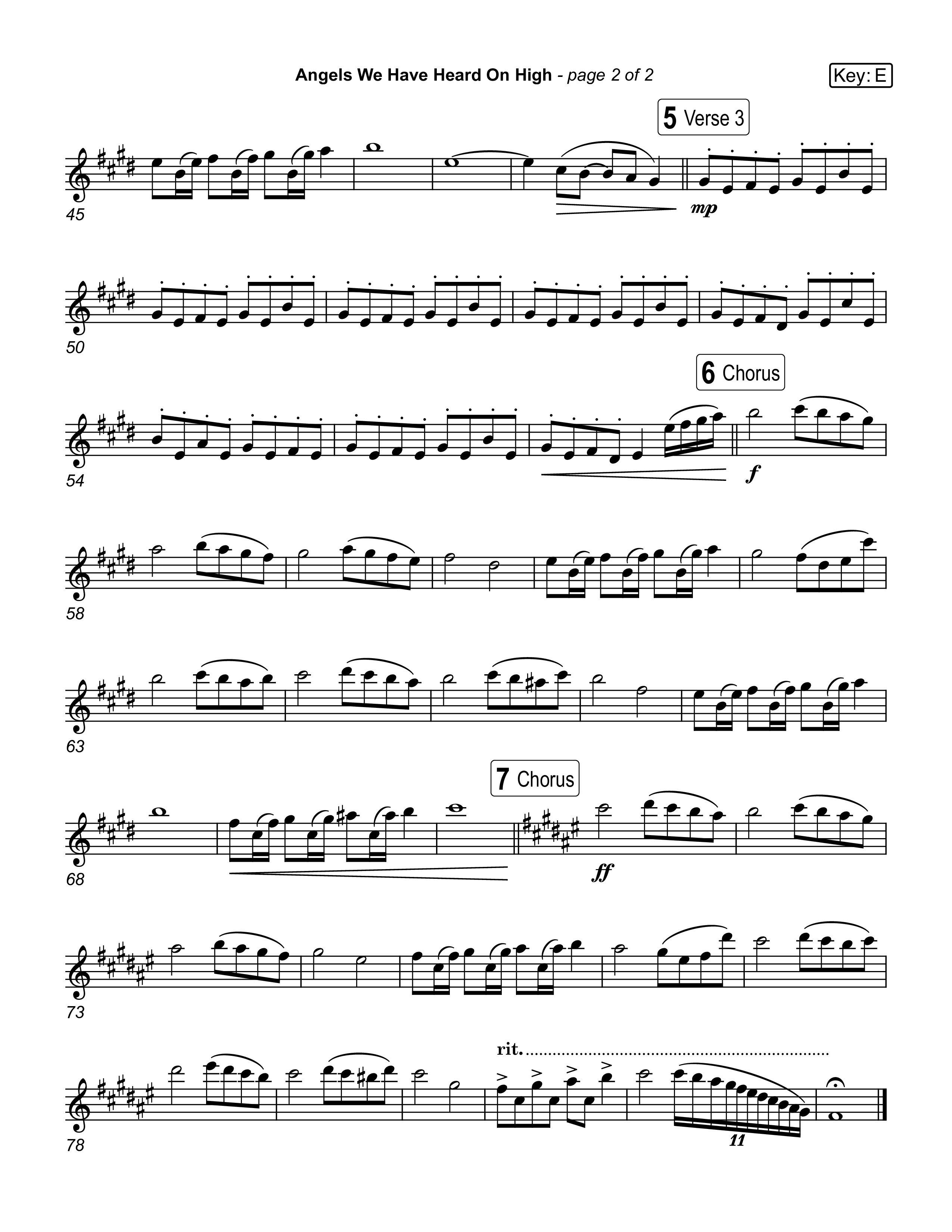 Angels We Have Heard On High (Live) String Pack (Museum Of The Bible / Indiana Wesleyan University Choir / Arr. Jared Haschek)