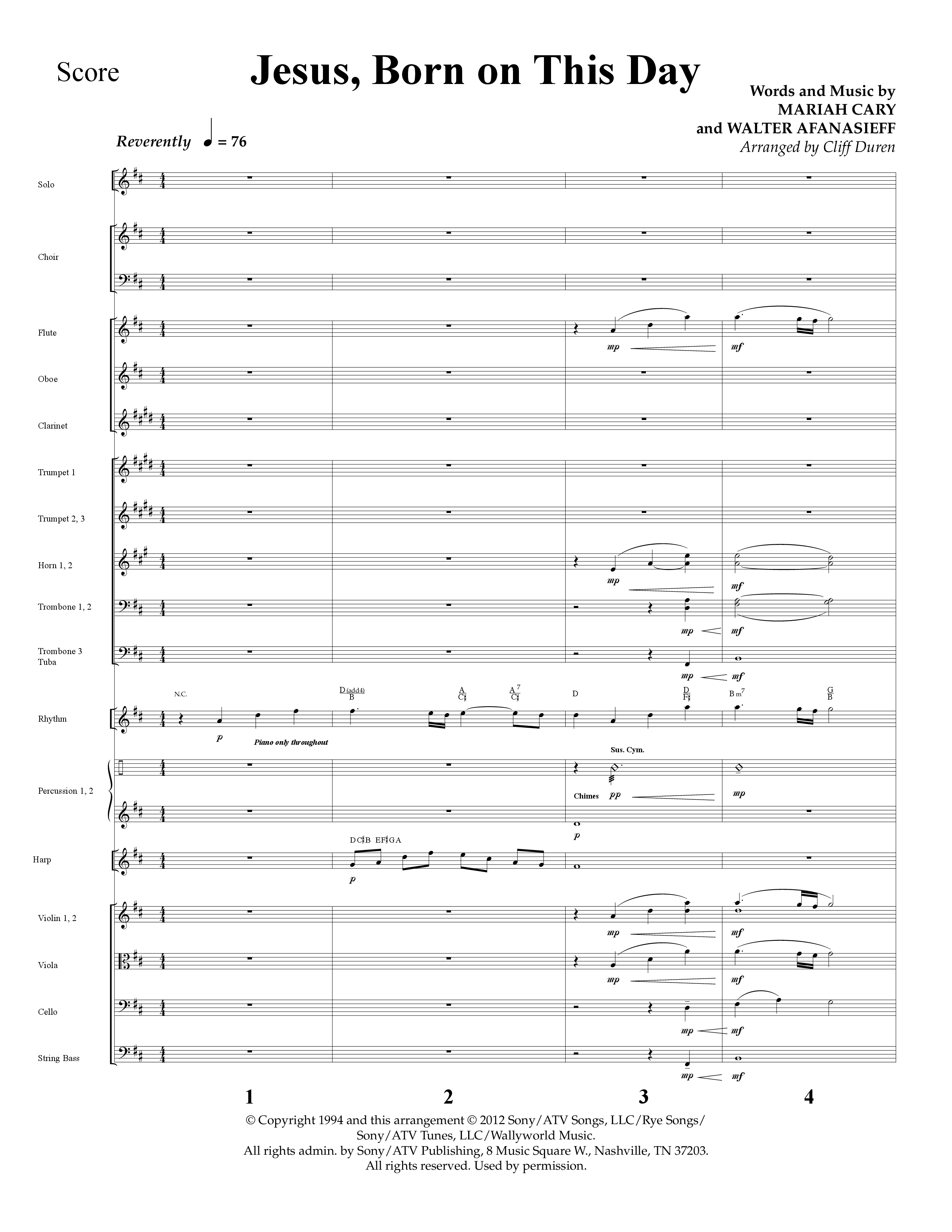 The Light Of Christmas (11 Song Choral Collection) Song 10 (Orchestration) (Lifeway Choral)